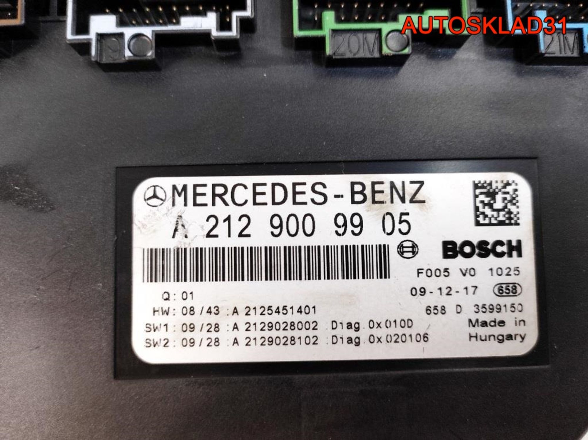 Блок предохранителей Mercedes GLK X204 A2129009905, 6000 рублей, Дубовое