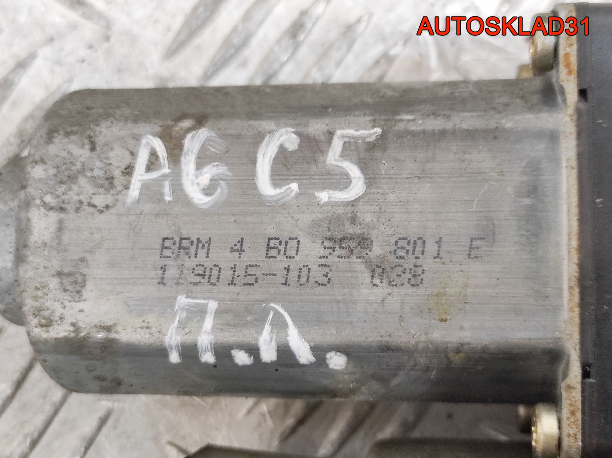 Моторчик стеклоподъёмника п/л Audi A6 C5 4B0959801E, 800 рублей, Дубовое