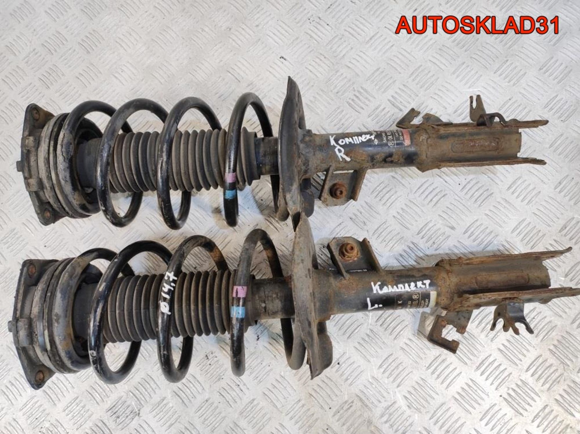 Амортизатор передний комплект Nissan Qashqai J10, 8100 рублей, Дубовое