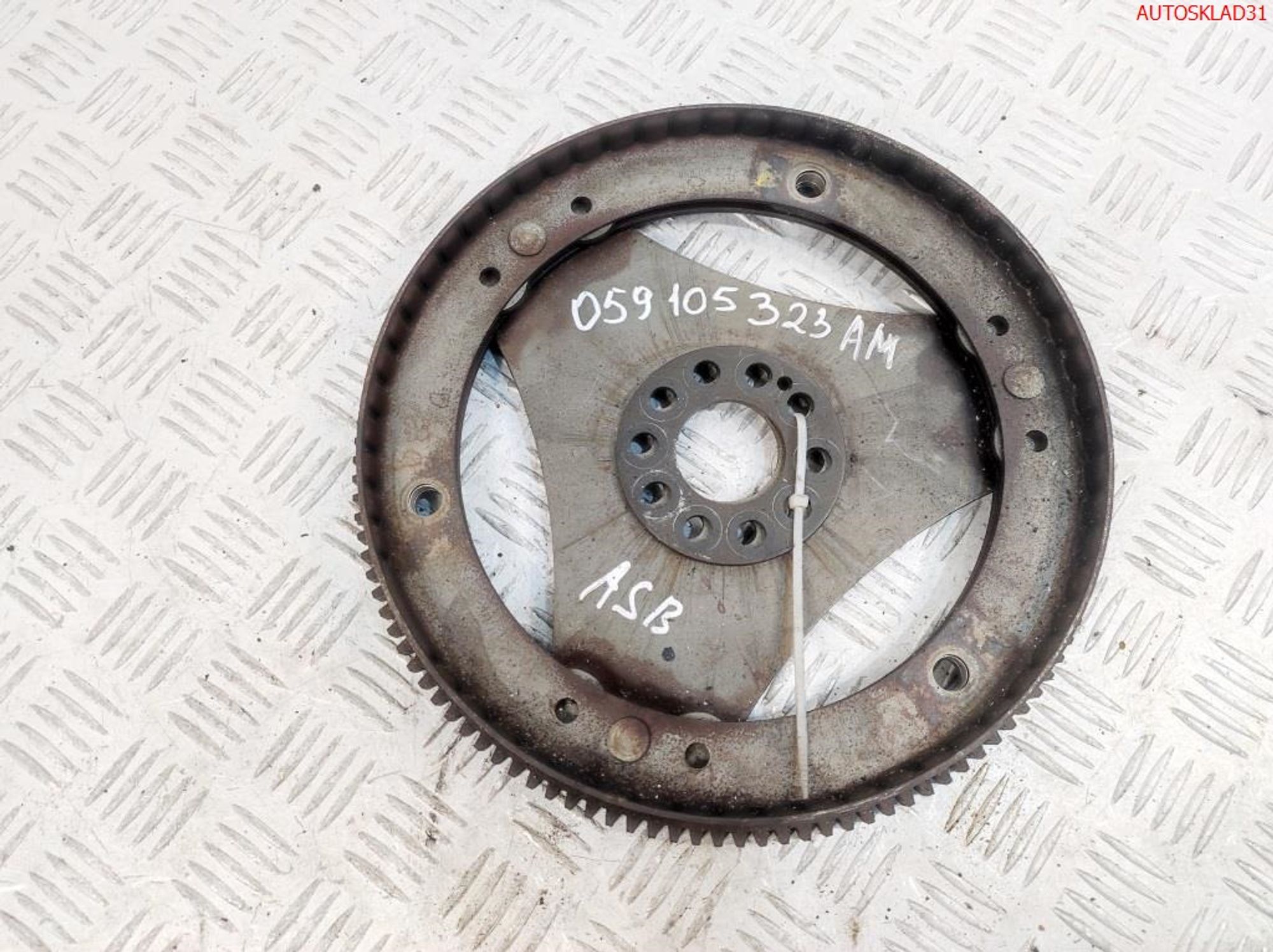 Маховик АКПП Audi A4 B7 3.0 ASB Дизель 059105323AM, 1000 рублей, Дубовое