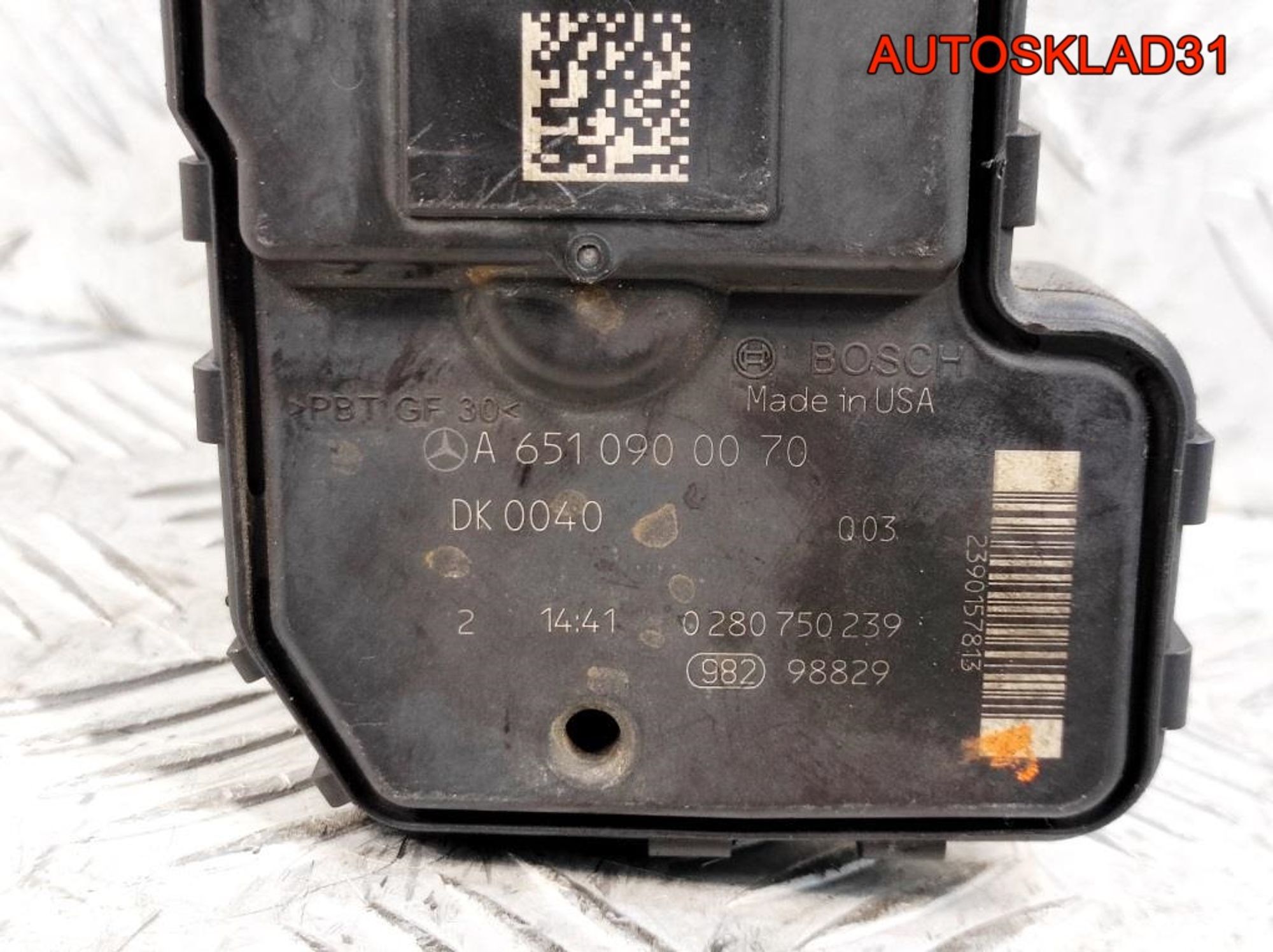 Заслонка дроссельная Mercedes GLK X204 A6510900070, 1500 рублей, Дубовое