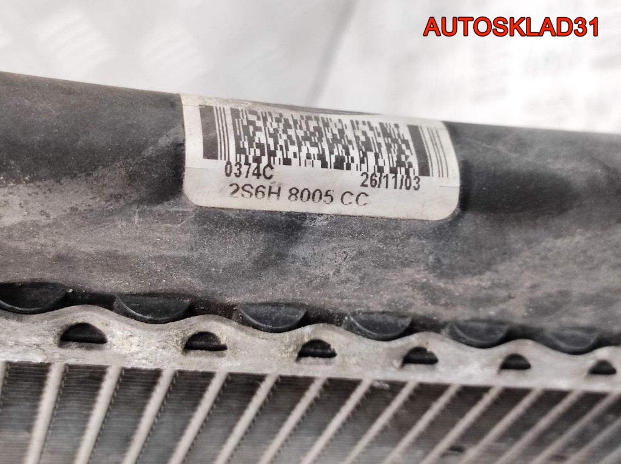 Радиатор основной Ford Fusion 1,4 Бензин 2S6H8005CC, 2000 рублей, Дубовое