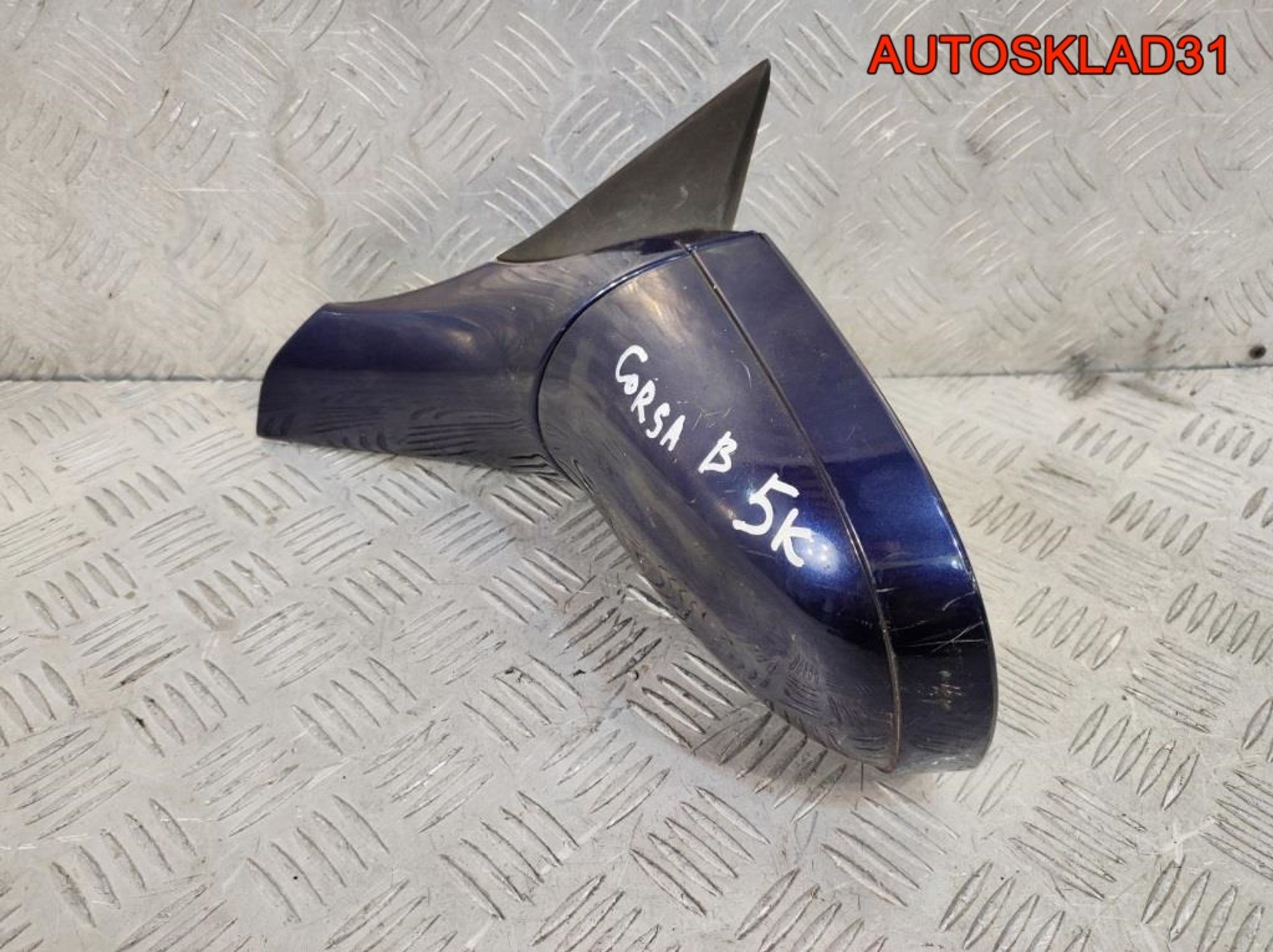 Зеркало левое 5 контактов Opel Corsa B 008062349, 2000 рублей, Дубовое