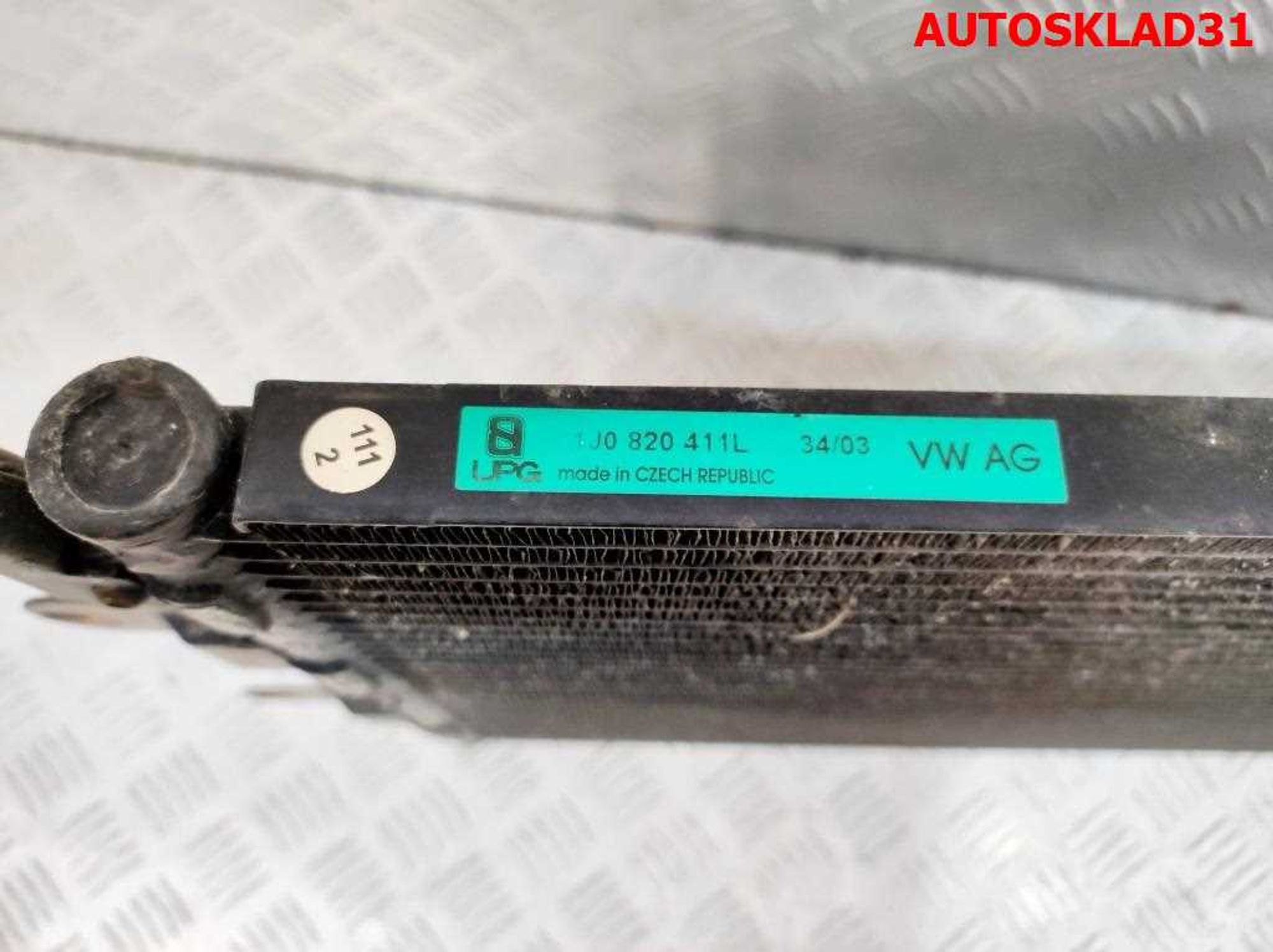 Радиатор кондиционера Skoda Octavia A 1J0820411L, 1000 рублей, Дубовое