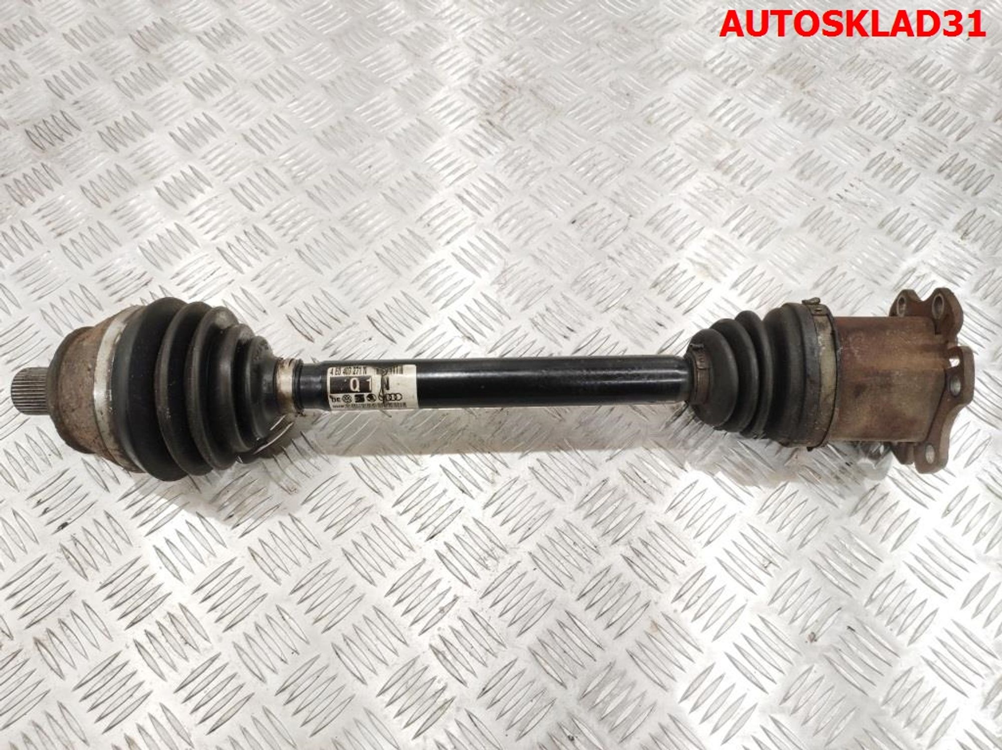 Полуось передняя левая Audi A8 D3 4,0 Дизель 4E0407271N, 5000 рублей, Дубовое