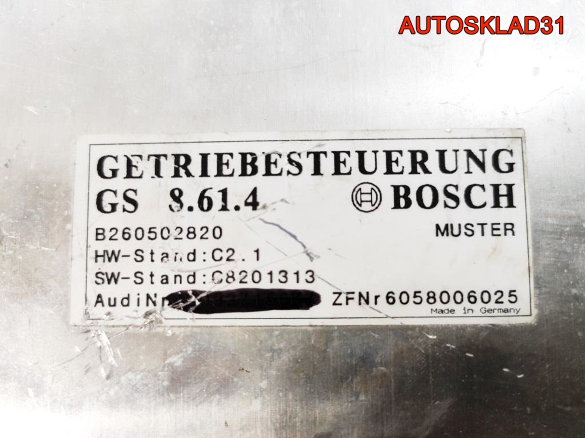 Блок управления АКПП Audi A6 C5 4B0927156K Дизель, 4100 рублей, Дубовое
