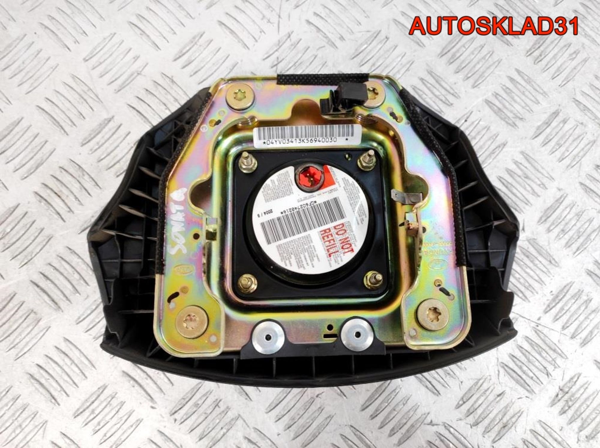 Подушка безопасности в руль Hyundai Sonata 5 NF 569003K120FZ, 10000 рублей, Дубовое