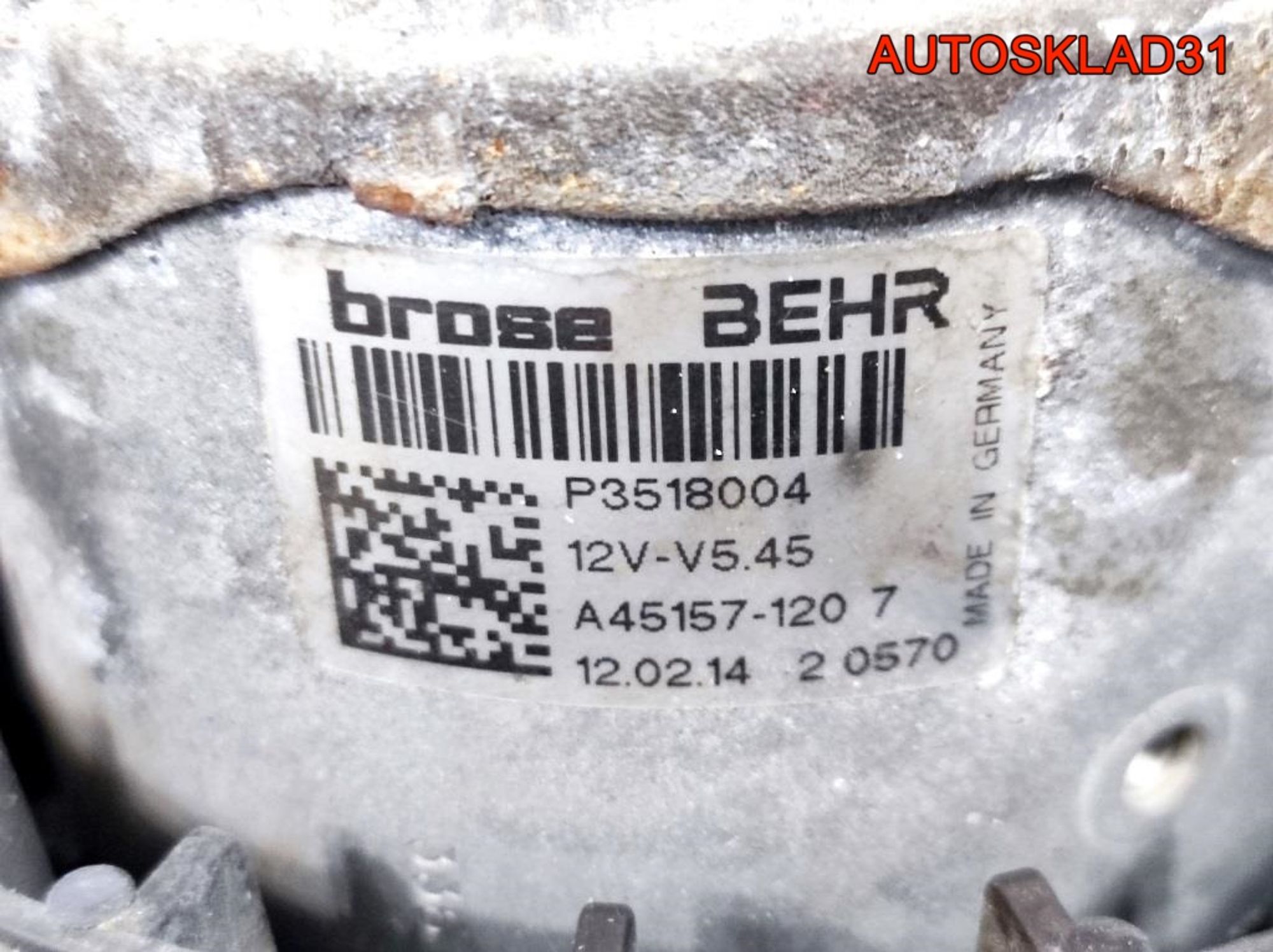 Вентилятор радиатора Opel Insignia 2,0 A20DT, 2500 рублей, Дубовое