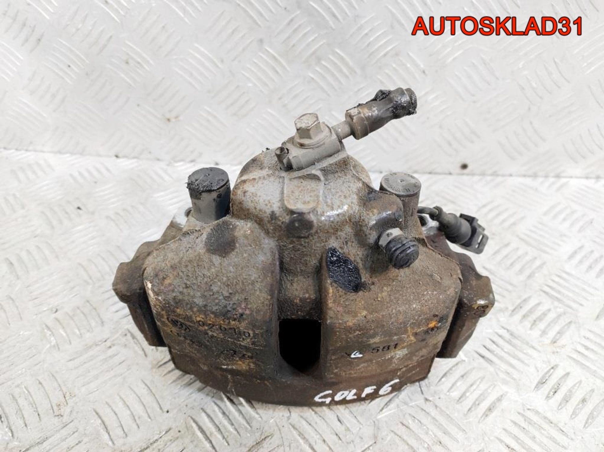 Суппорт тормозной передний левый VW Golf 6 1K0615123E, 2300 рублей, Дубовое