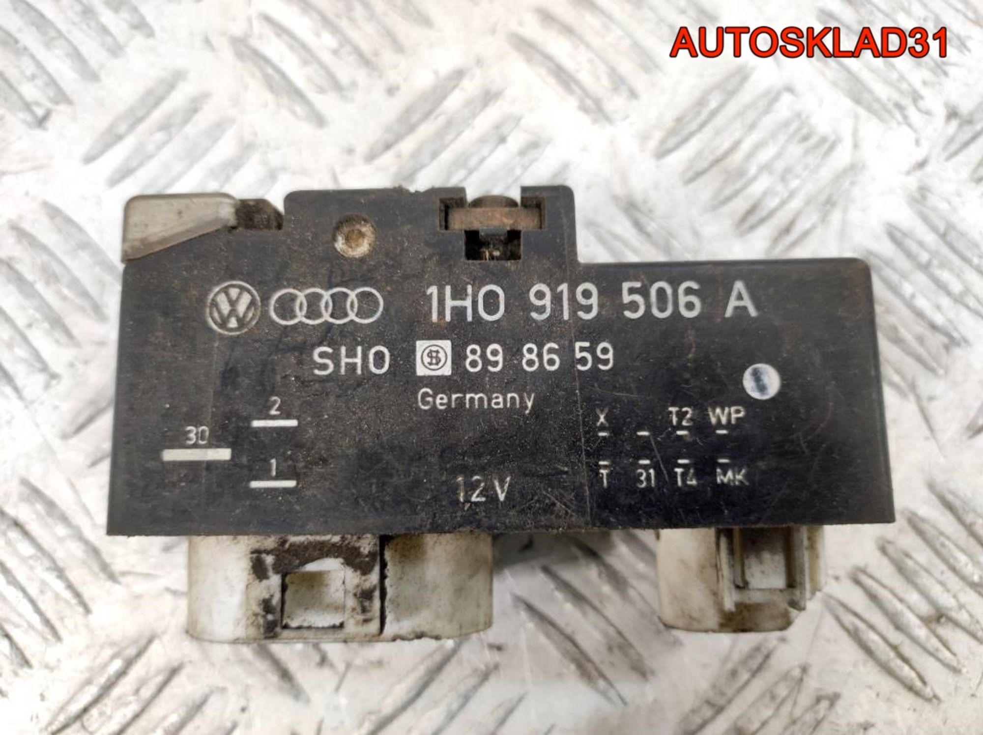 Блок управления вентилятором VW Golf 3 1H0919506A, 1800 рублей, Дубовое