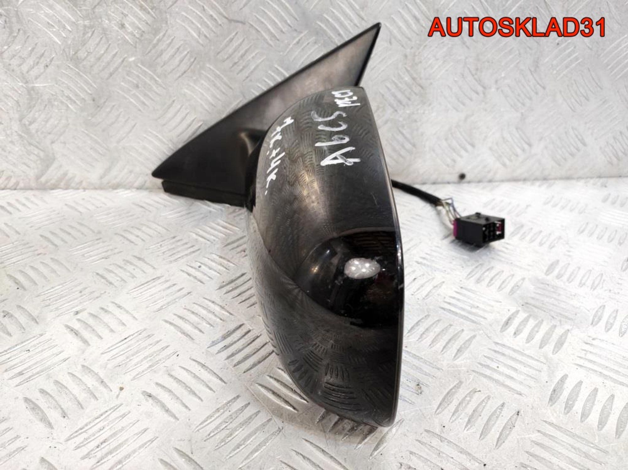 Зеркало левое 11 контактов Audi A6 C5 Рестайлинг, 6300 рублей, Дубовое