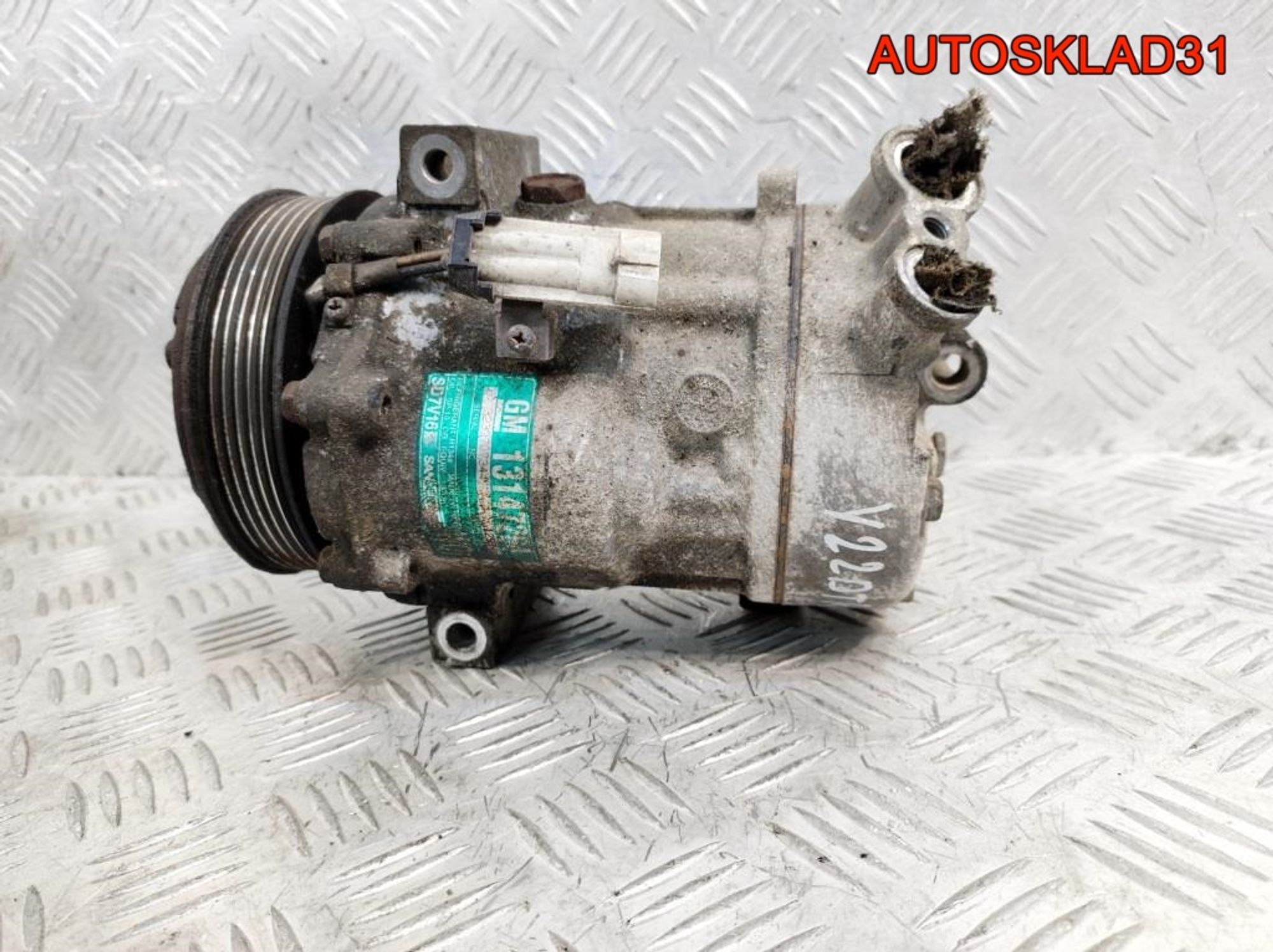 Компрессор кондиционера Opel Vectra C 2.2 TDI Y22DTR 13147264, 3500 рублей, Дубовое