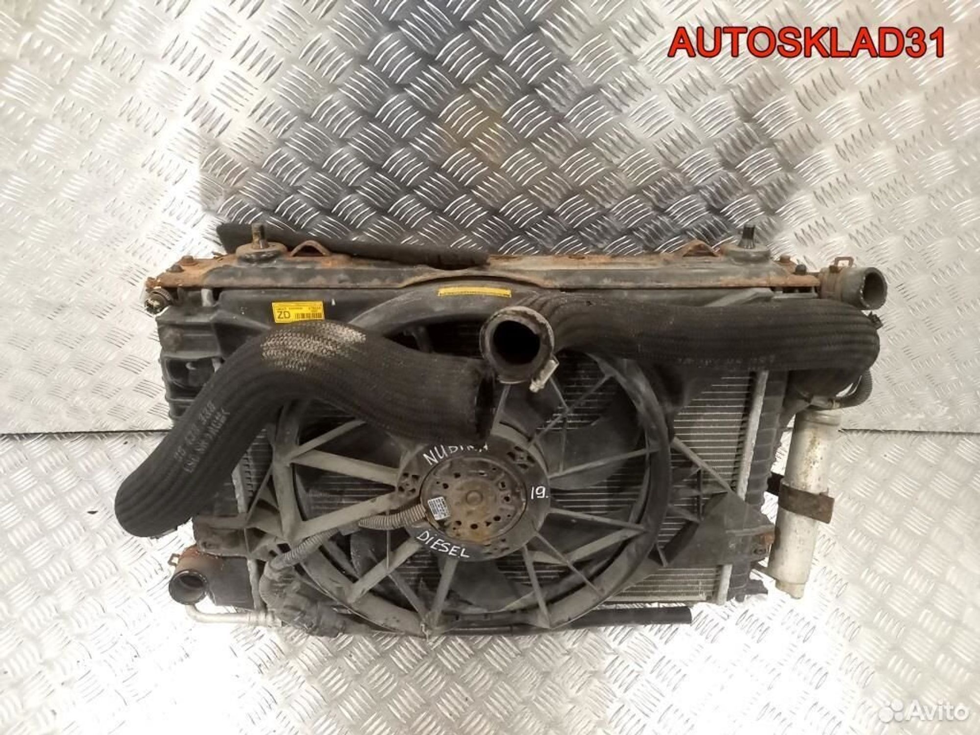 Кассета радиаторов Chevrolet Lacetti 2,0 Z20S1 Дизель 96839986, 10500 рублей, Дубовое