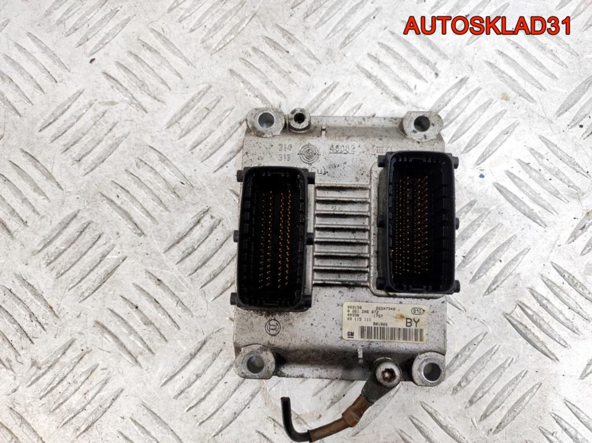 Блок эбу Opel Corsa C 1.0 Z10XE 09115111 Бензин, 2900 рублей, Дубовое