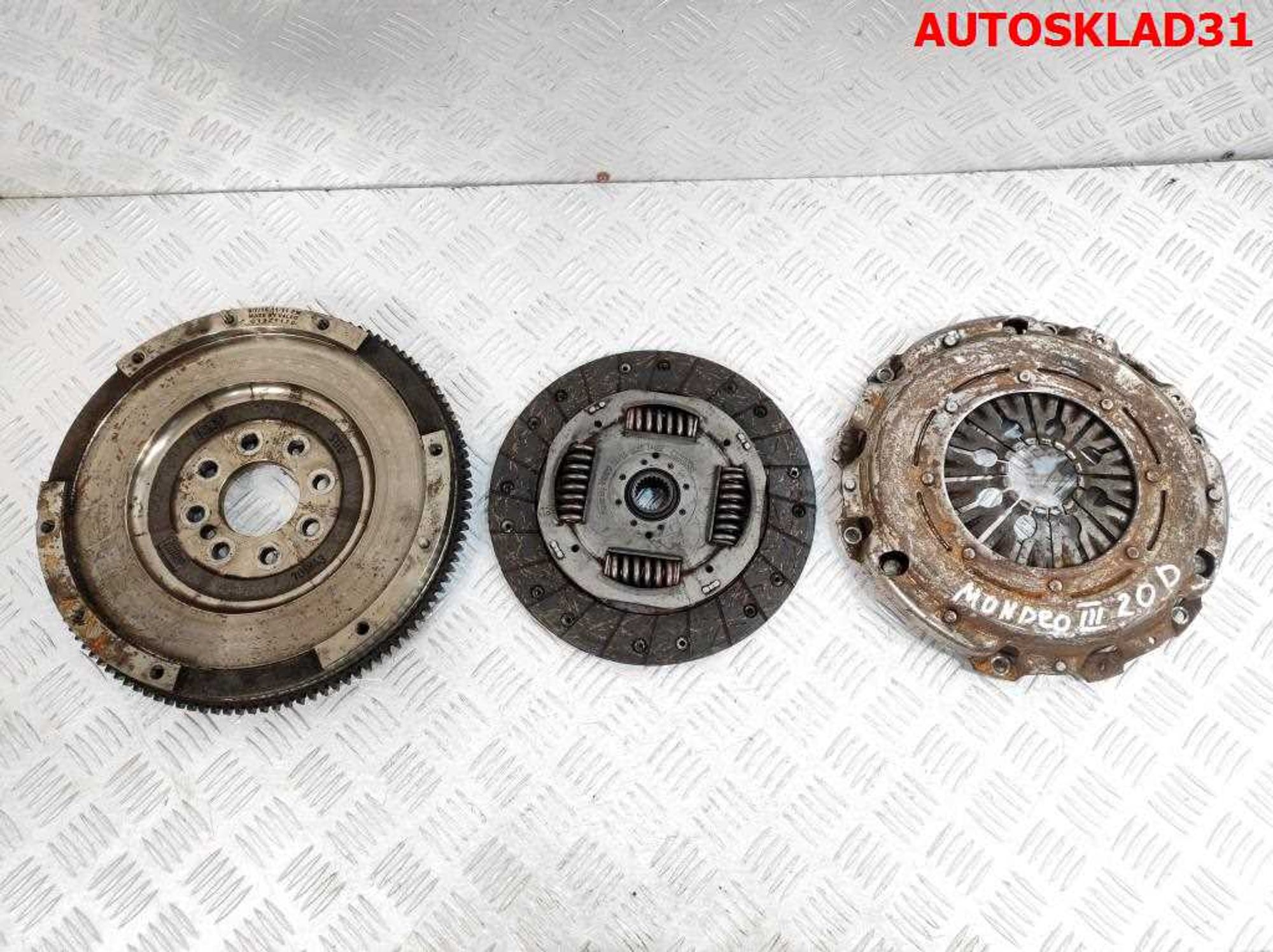 Маховик в сборе со сцеплением Ford Mondeo 3 2,0 Дизель, 10000 рублей, Дубовое