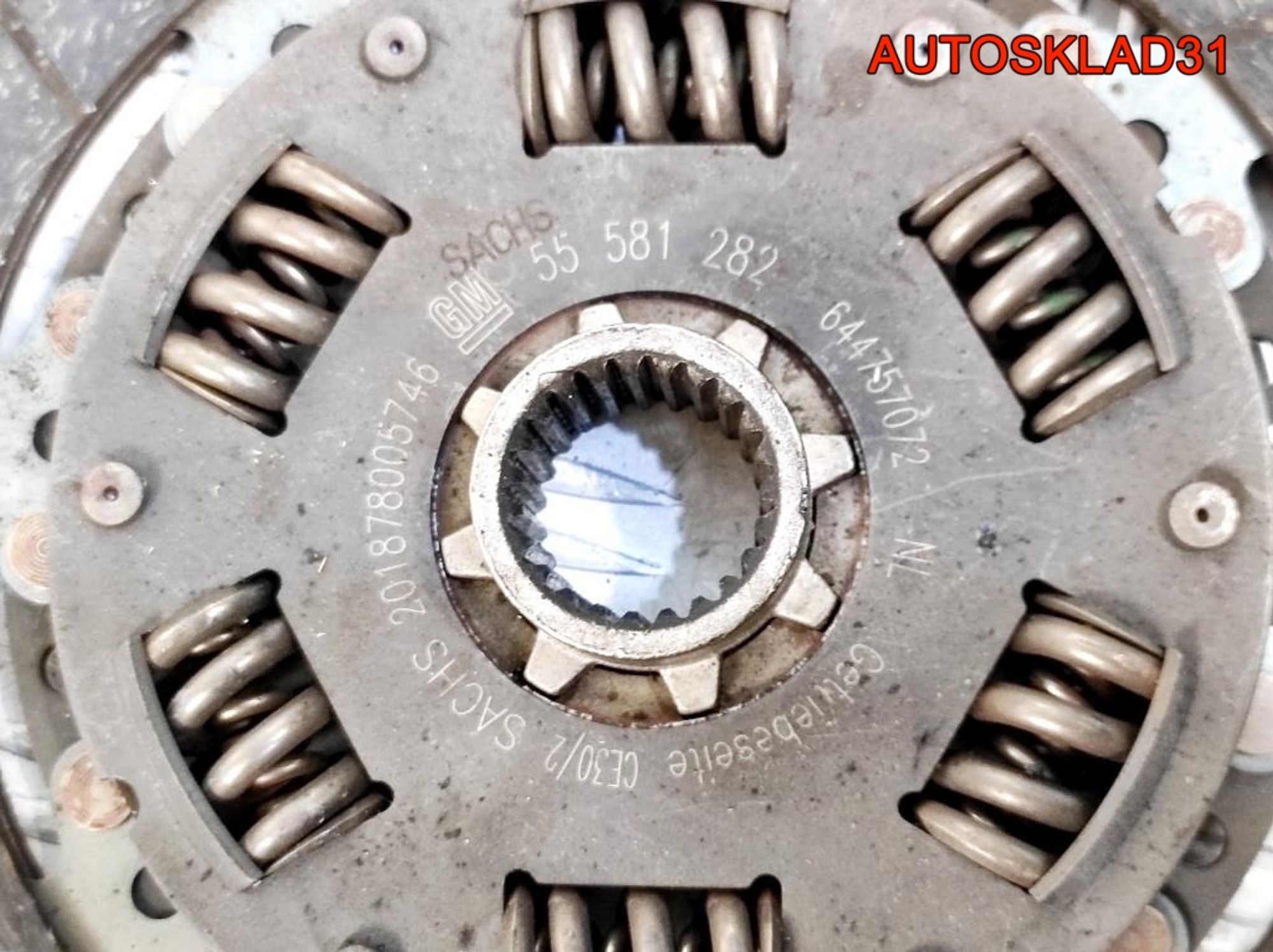 Маховик со сцеплением Opel Astra J A20DTH 55570198, 6300 рублей, Дубовое