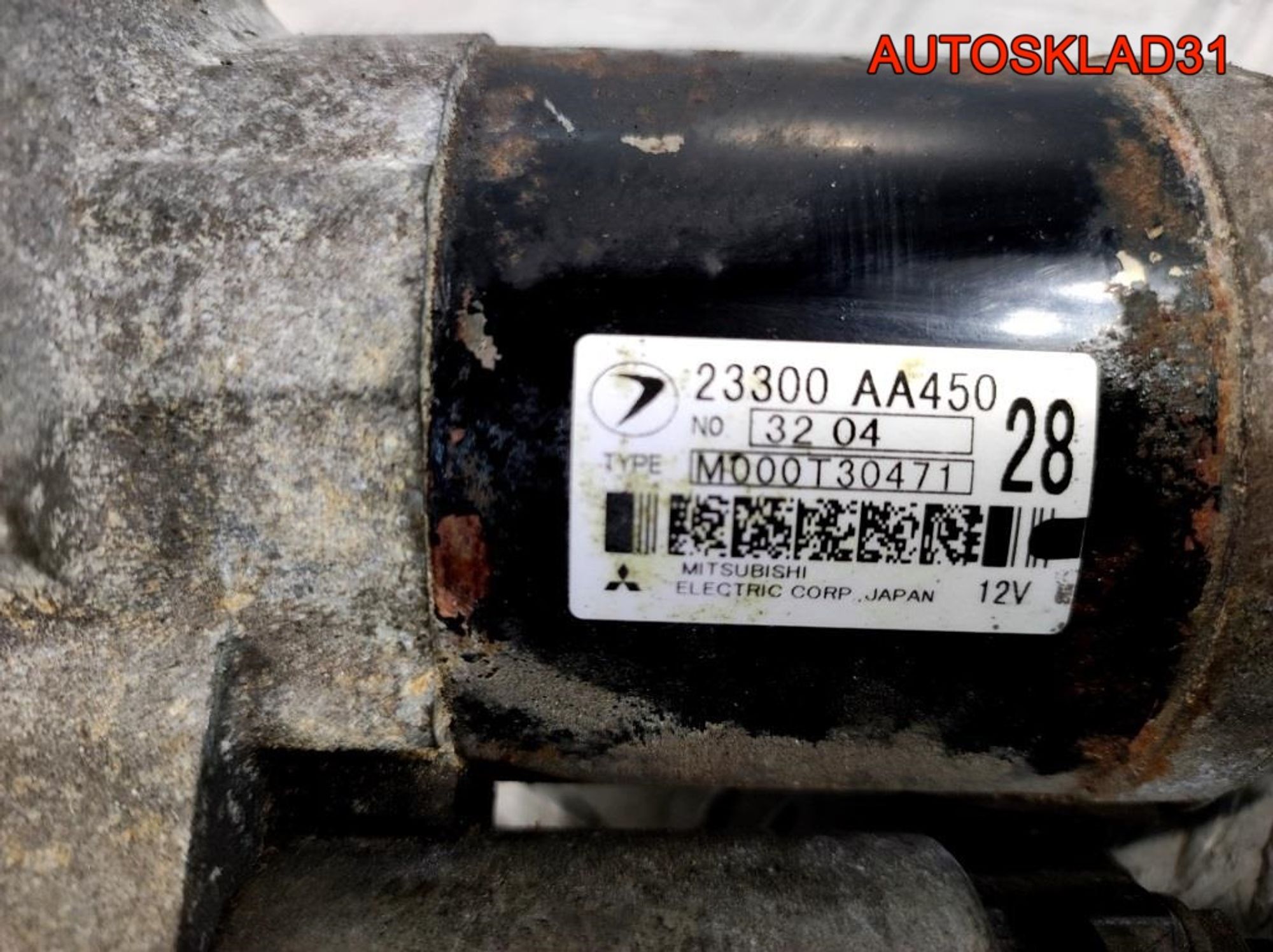 Стартер Subaru Impreza G11 2,0 EJ20 23300AA450, 7200 рублей, Дубовое