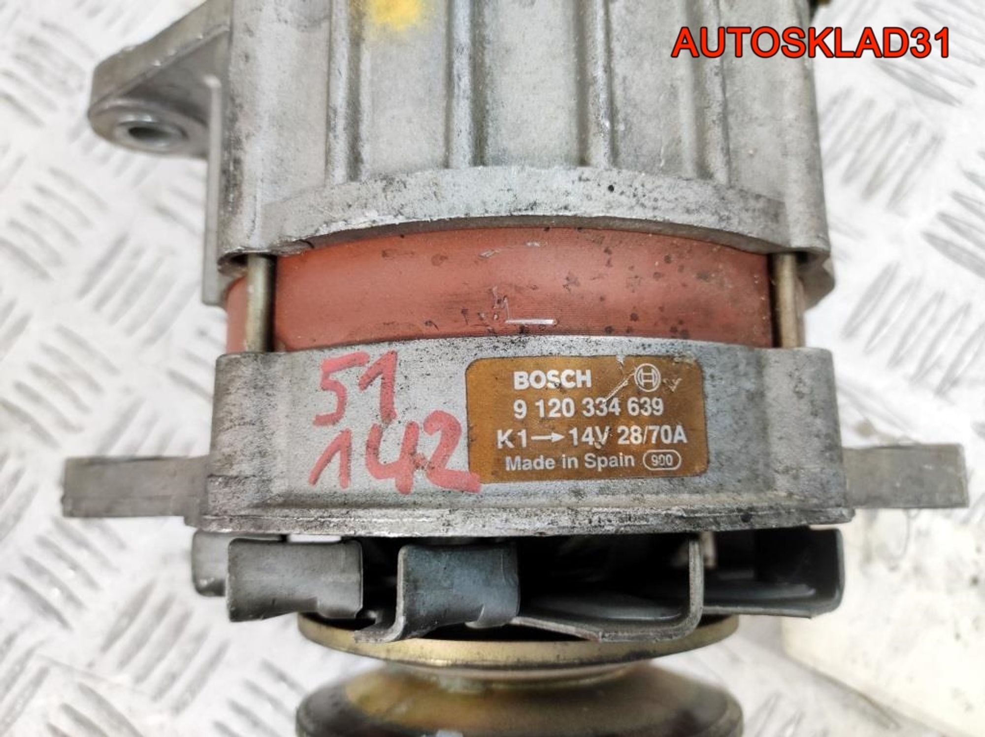 Генератор 70A Nissan Vanette 4 9120334639 Дизель, 9800 рублей, Дубовое