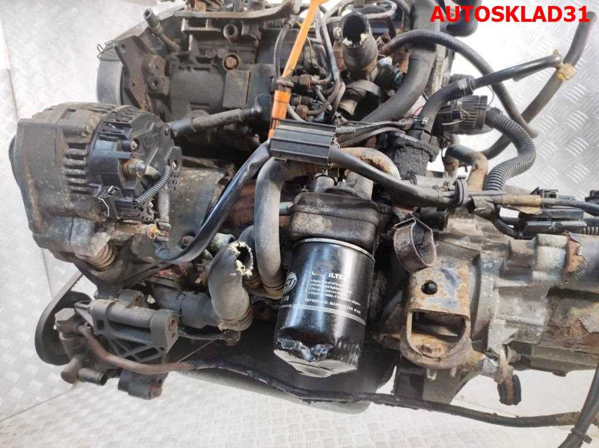 Двигатель 1Y Volkswagen Golf 3 1,9 Дизель, 67500 рублей, Дубовое