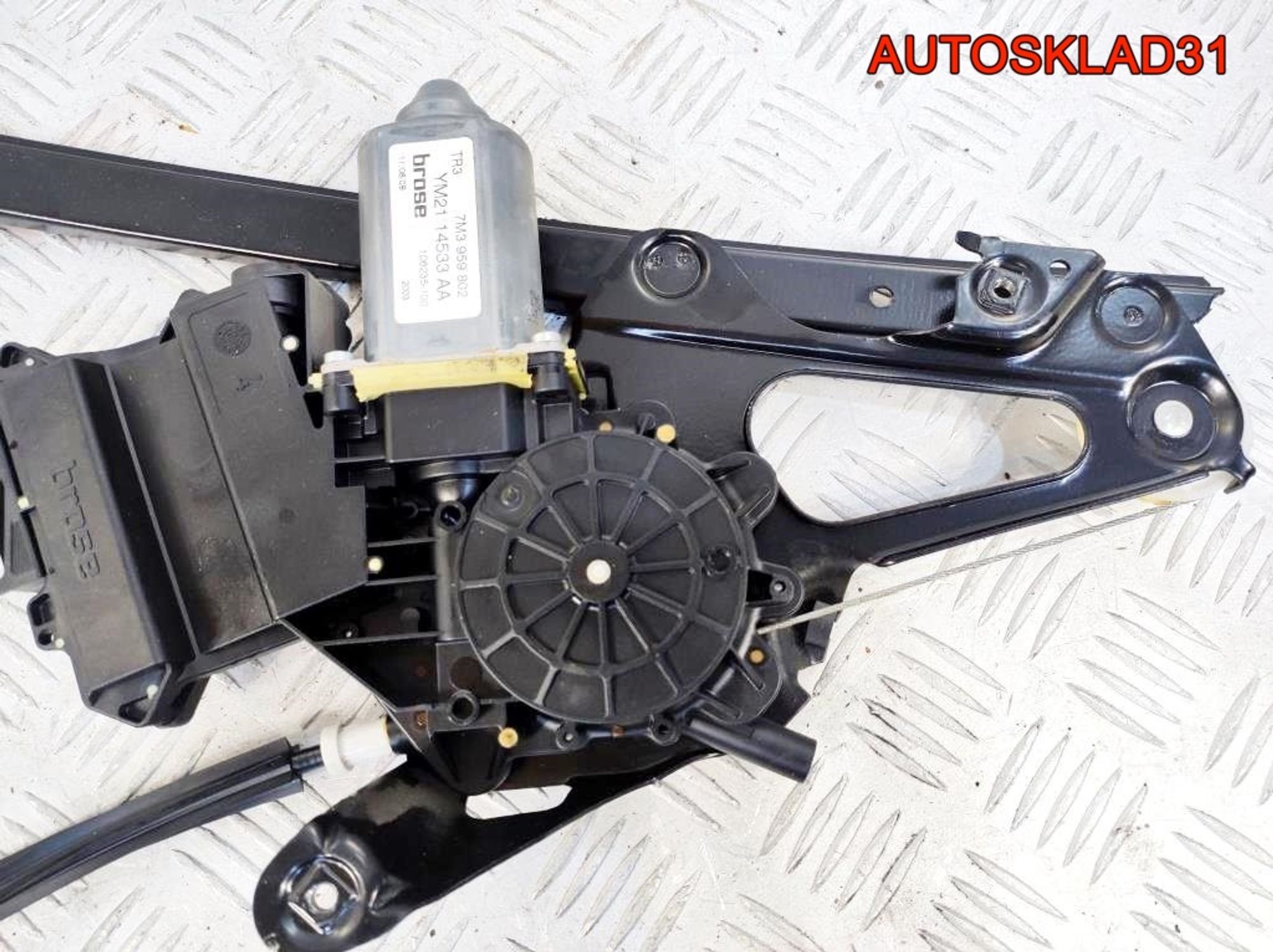 Стеклоподъемник перед правый VW Sharan 7M3837402, 3700 рублей, Дубовое