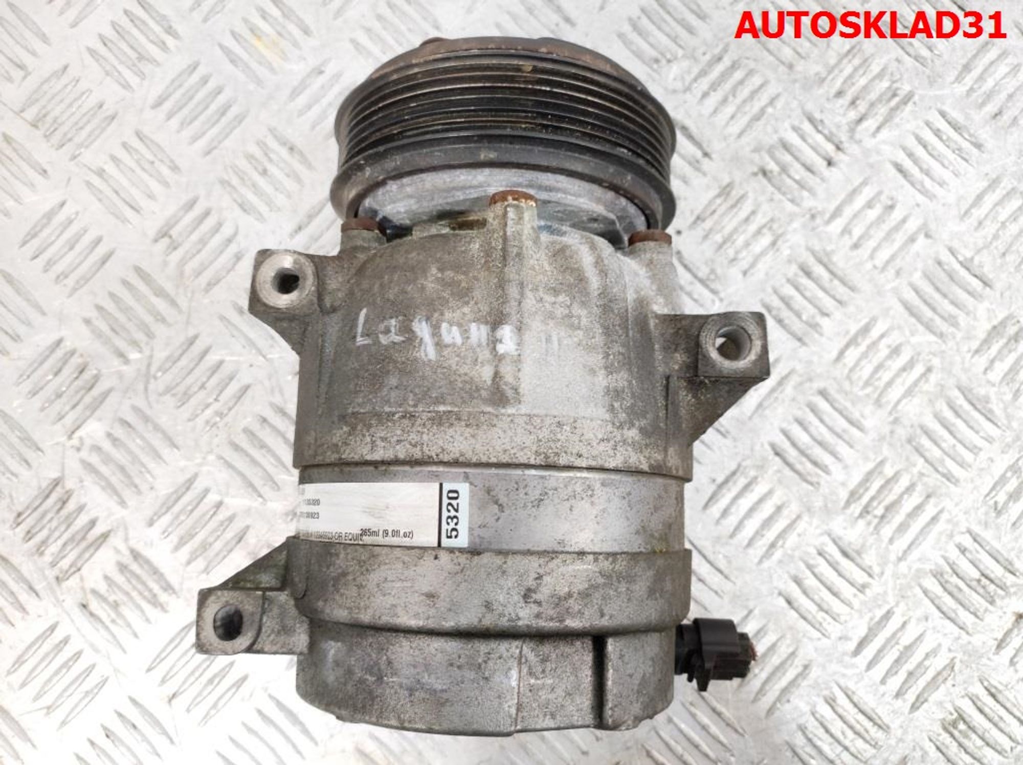 Компрессор кондиционера Renault Laguna 2 1.8 F4P Бензин 8200021822, 4000 рублей, Дубовое