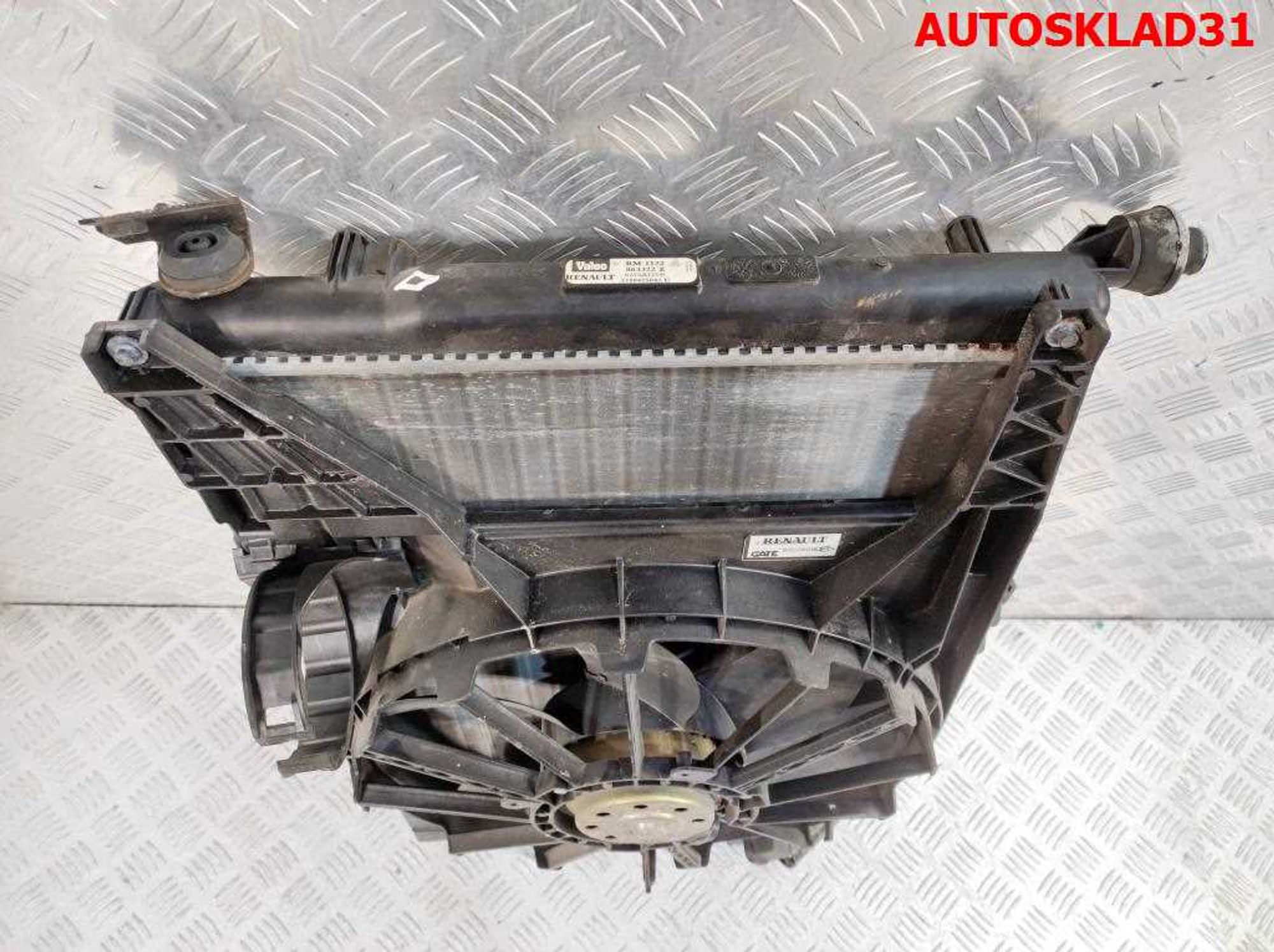 Радиатор основной с вентилятором Renault Scenic 1 1,6 Бензин 7700425842, 4000 рублей, Дубовое