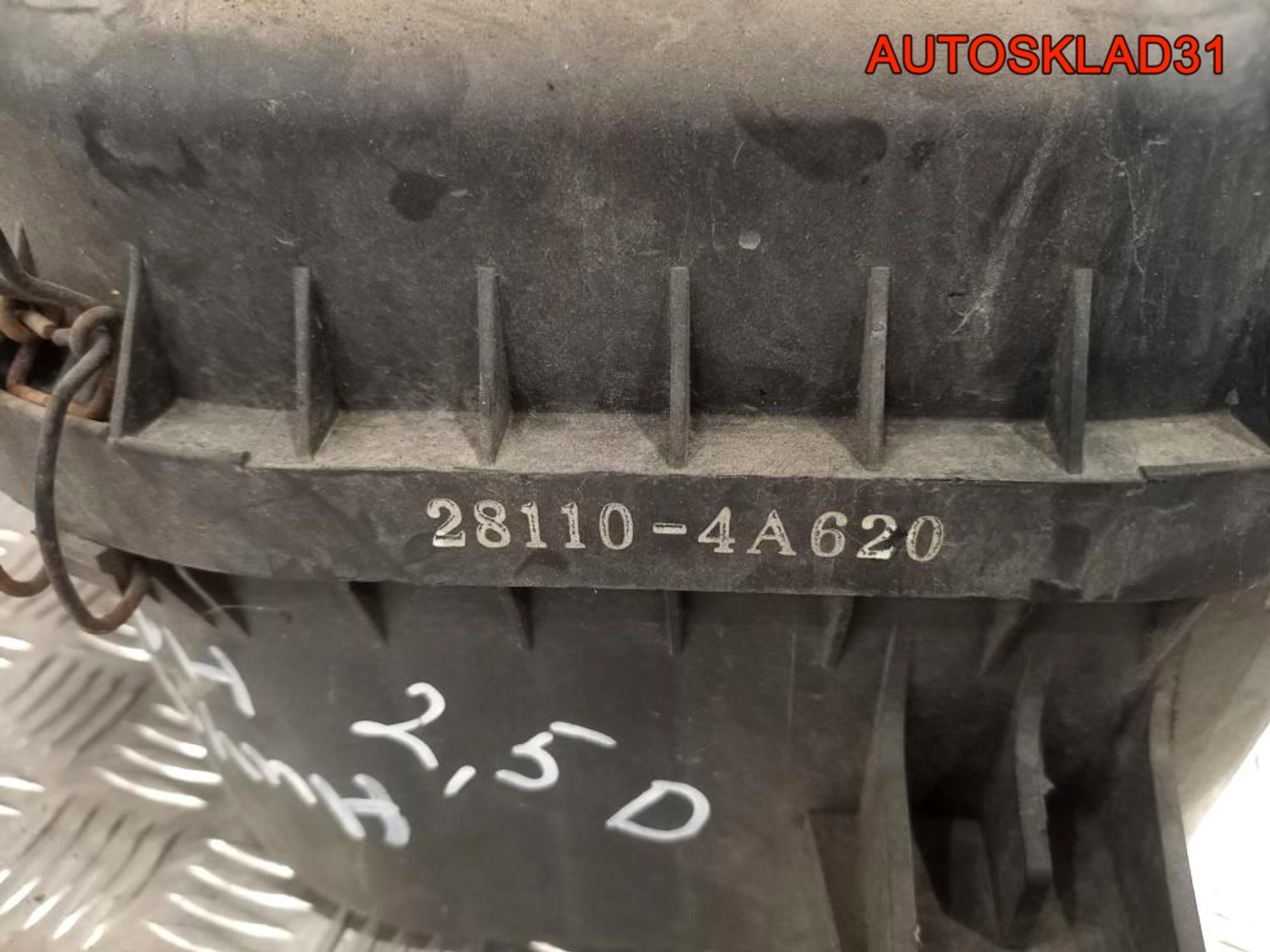 Корпус воздушного фильтра Hyundai Starex 2,5 D4CB, 2300 рублей, Дубовое