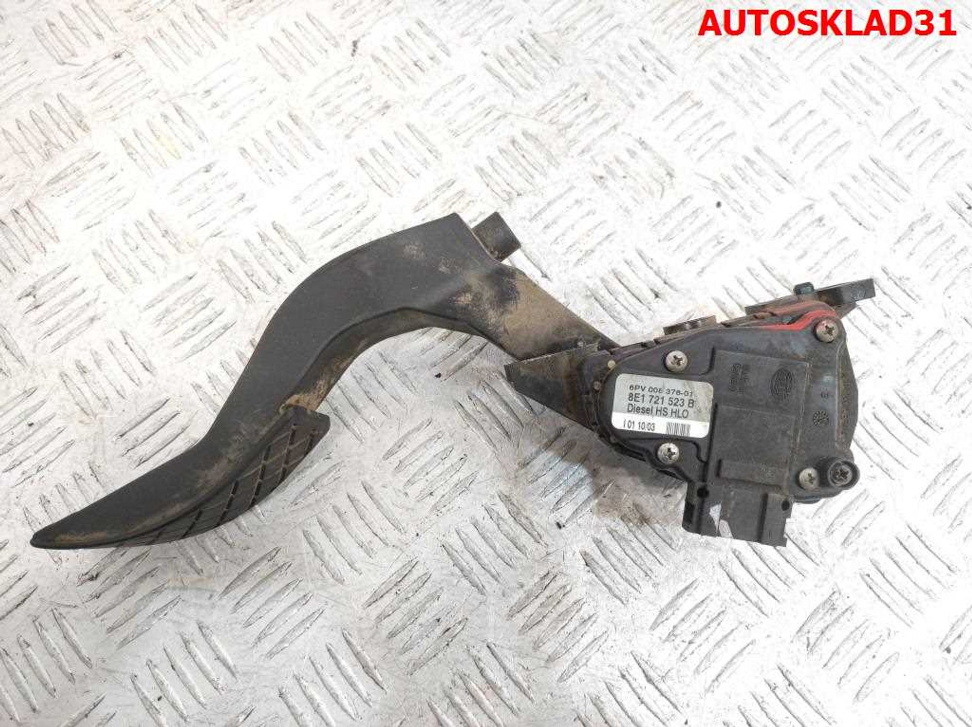 Педаль газа Audi A4 B6 1.9 AVF 8E1721523B Дизель, 1500 рублей, Дубовое