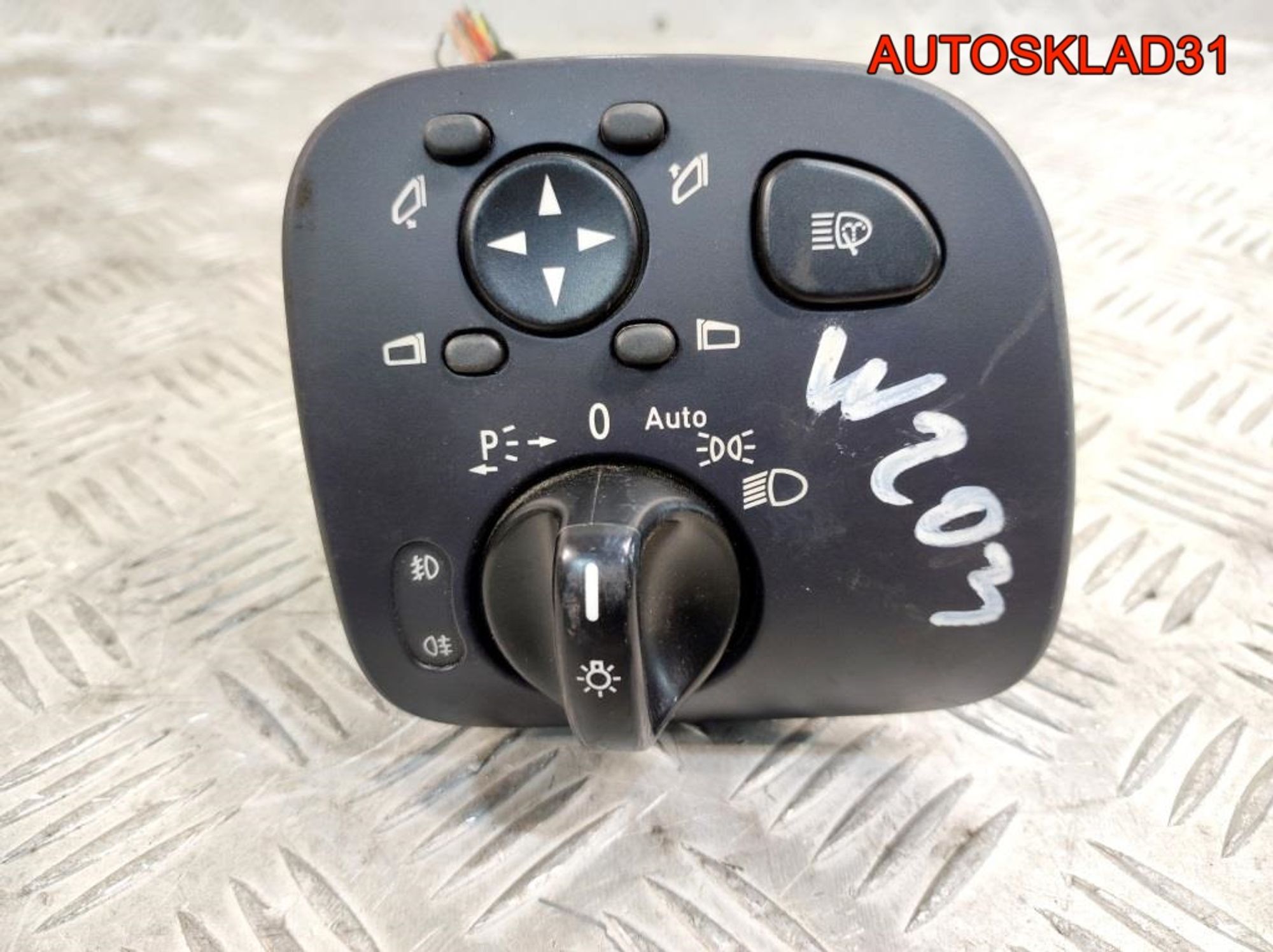 Переключатель света Mercedes W203 A2035450704, 9000 рублей, Дубовое