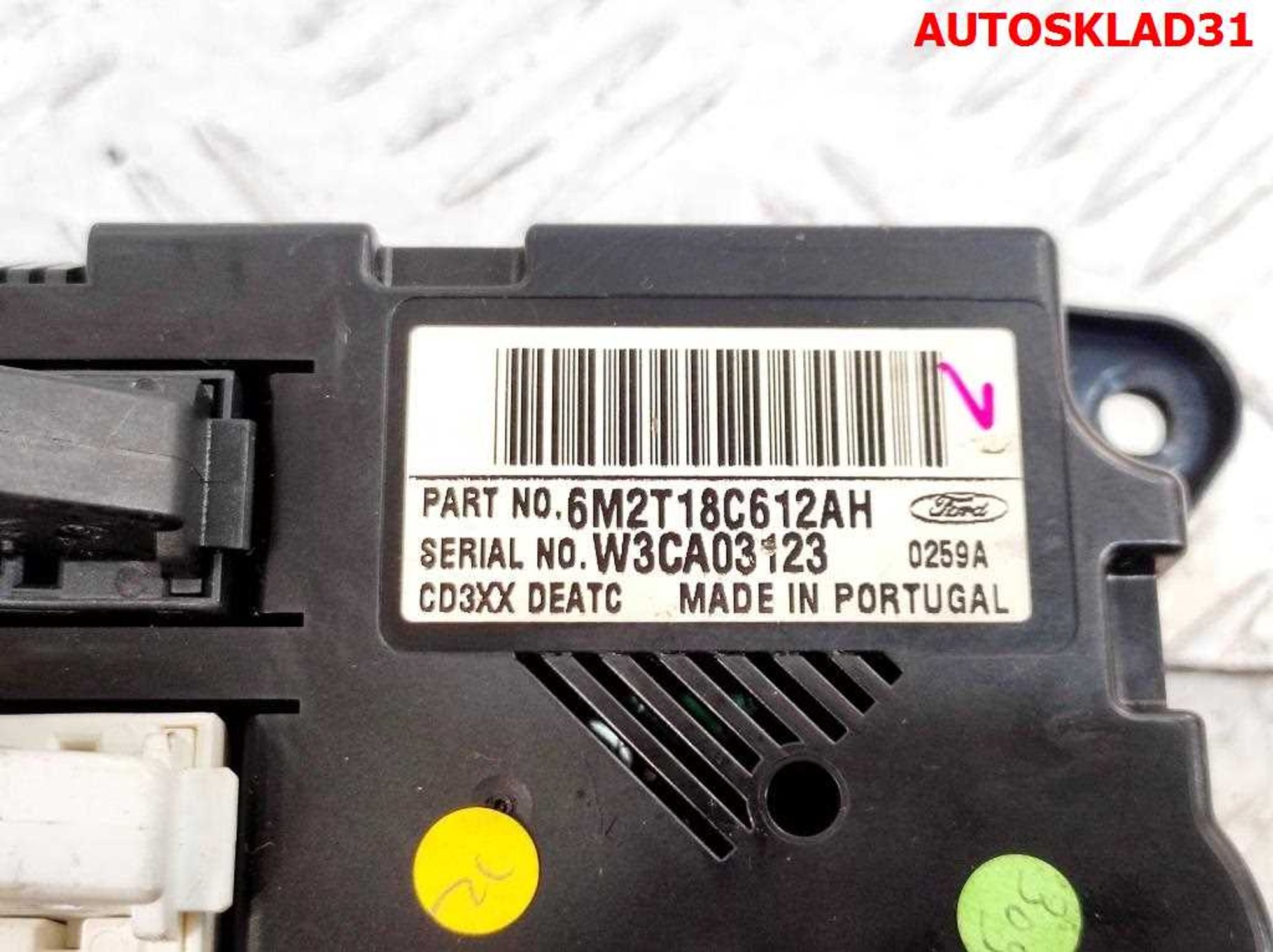 Блок управления климата Ford S-MAX 6M2T18C612AH, 8000 рублей, Дубовое