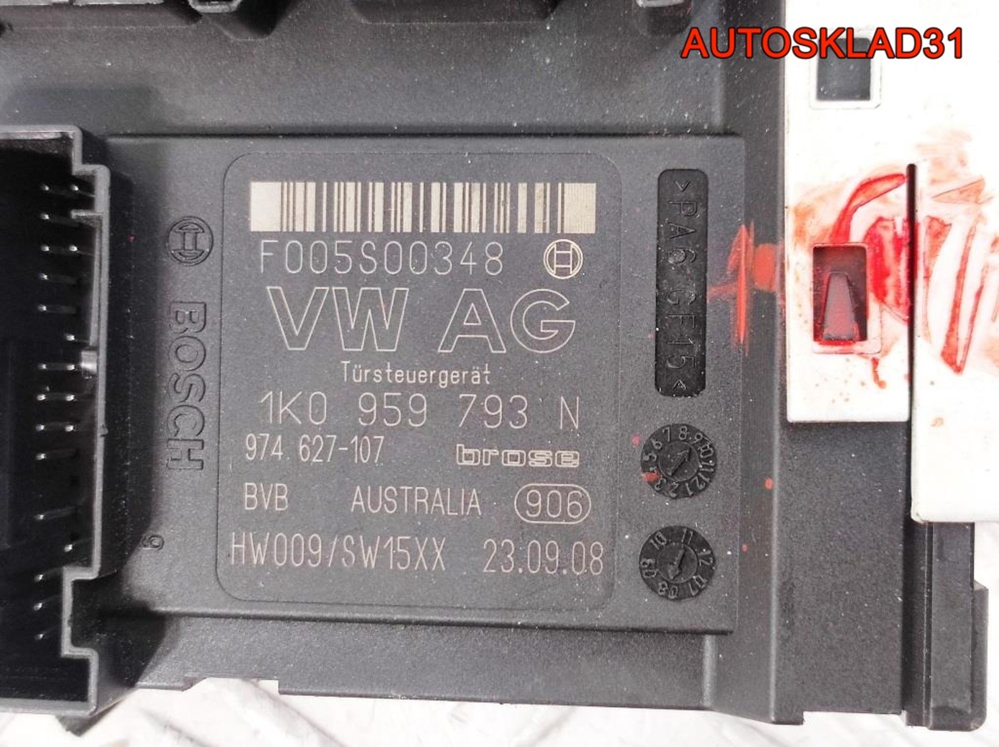 Моторчик стеклоподъемника п/л VW Passat B6 1K0959701AC, 1500 рублей, Дубовое