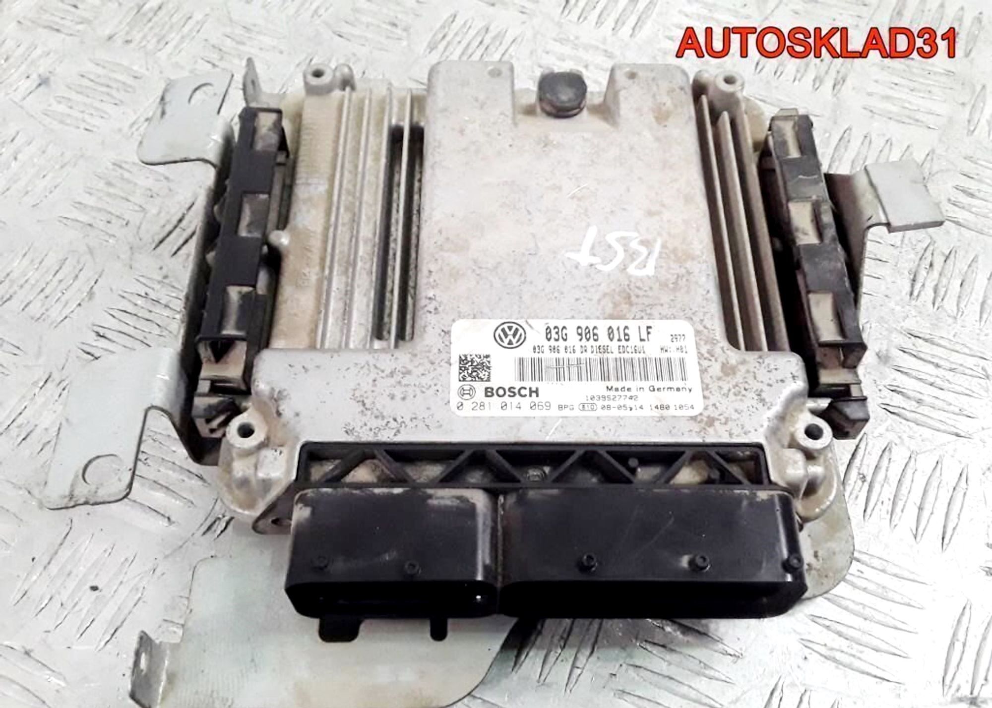Блок ЭБУ VW Touran 2.0 BST Дизель 03G906016LF, 2000 рублей, Дубовое