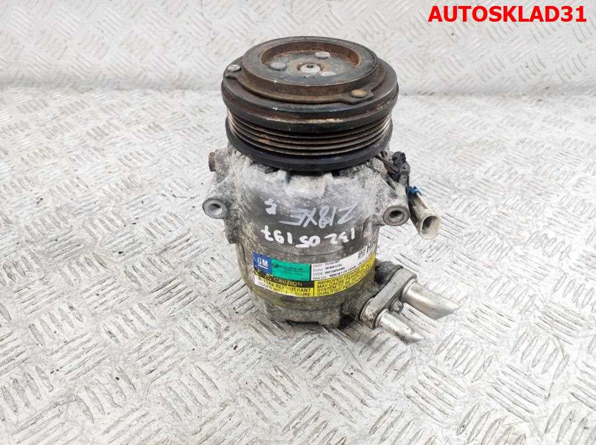 Компрессор кондиционера Opel Astr G 1,8 Z18XE Бензин 13205197, 4000 рублей, Дубовое