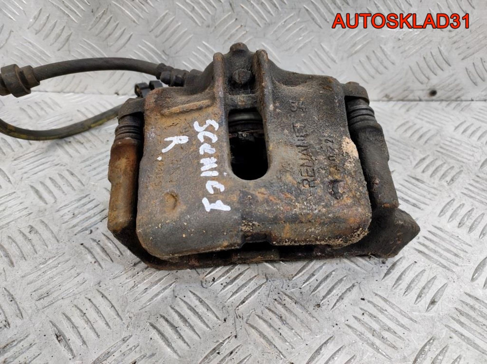 Суппорт тормозной передний правый Renault Scenic 1 7701205833, 2300 рублей, Дубовое