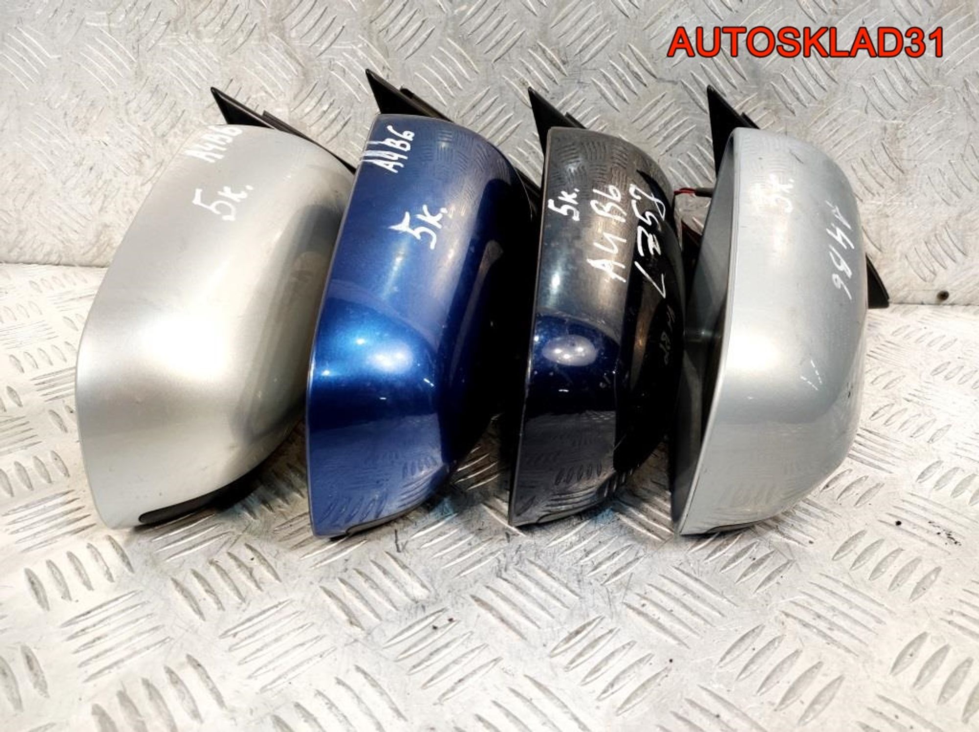 Зеркало правое 5 контактов Audi A4 B6 8E1858532AA, 2700 рублей, Дубовое