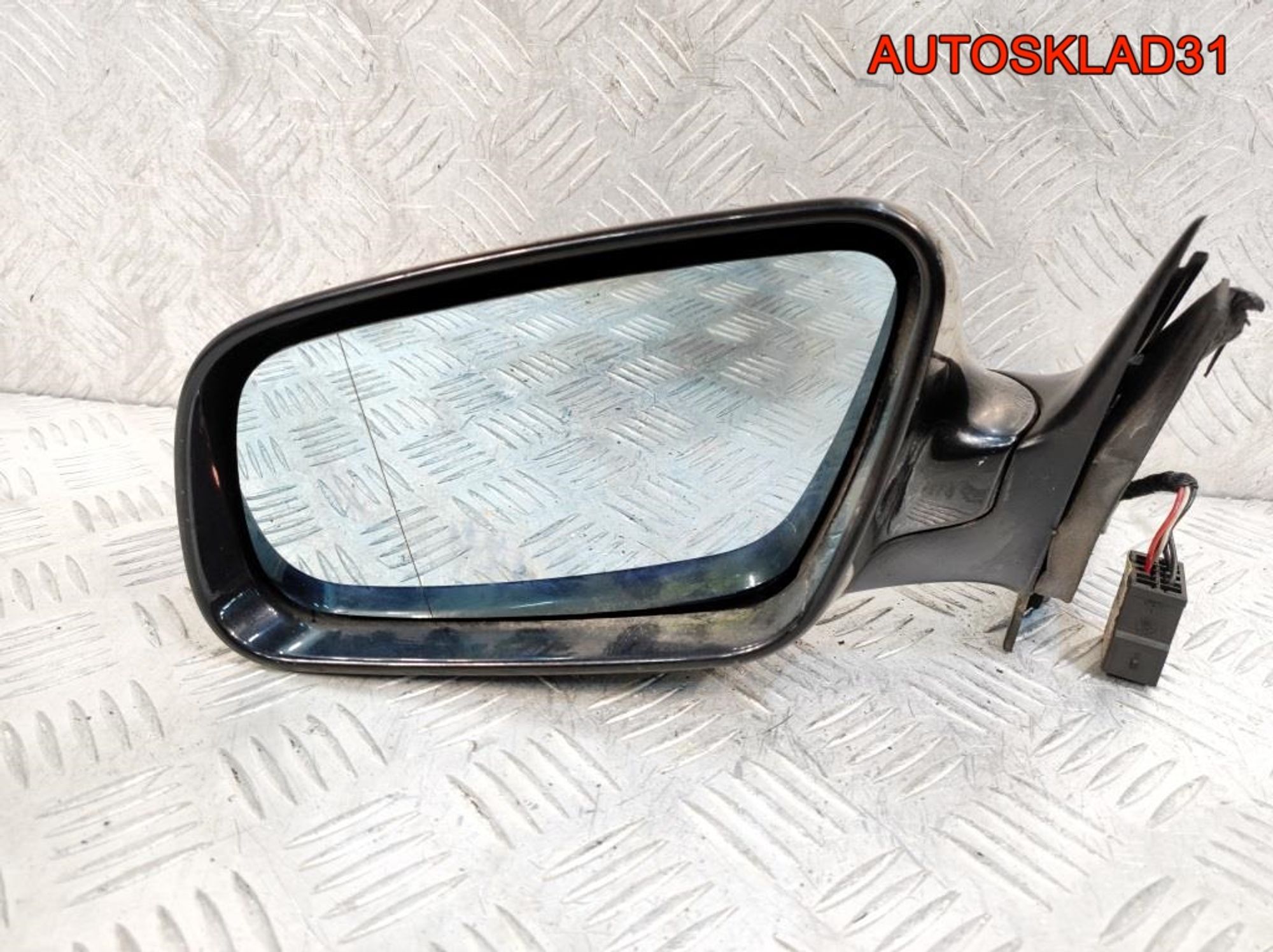 Зеркало левое 5 контактов Audi A4 B5 Рестайлинг, 2300 рублей, Дубовое