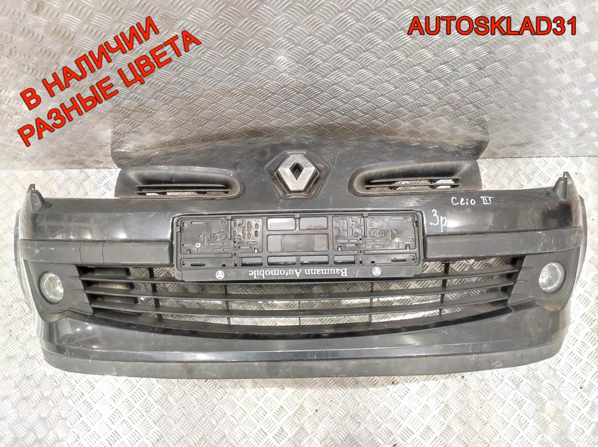 Бампер передний Renault Clio 3 8200402106 (Р), 14000 рублей, Дубовое