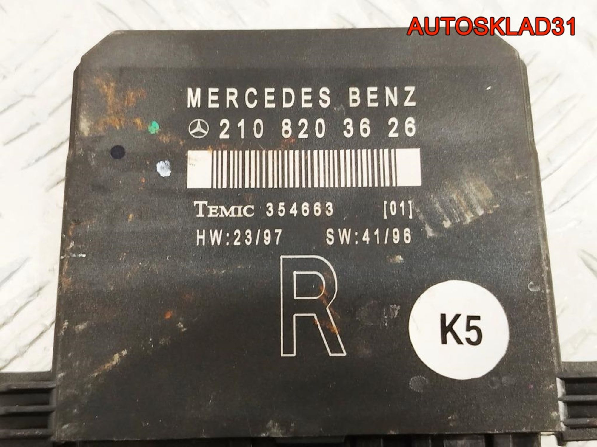 Блок управления двери передней правой Mercedes Benz W210 A2108203626, 700 рублей, Дубовое