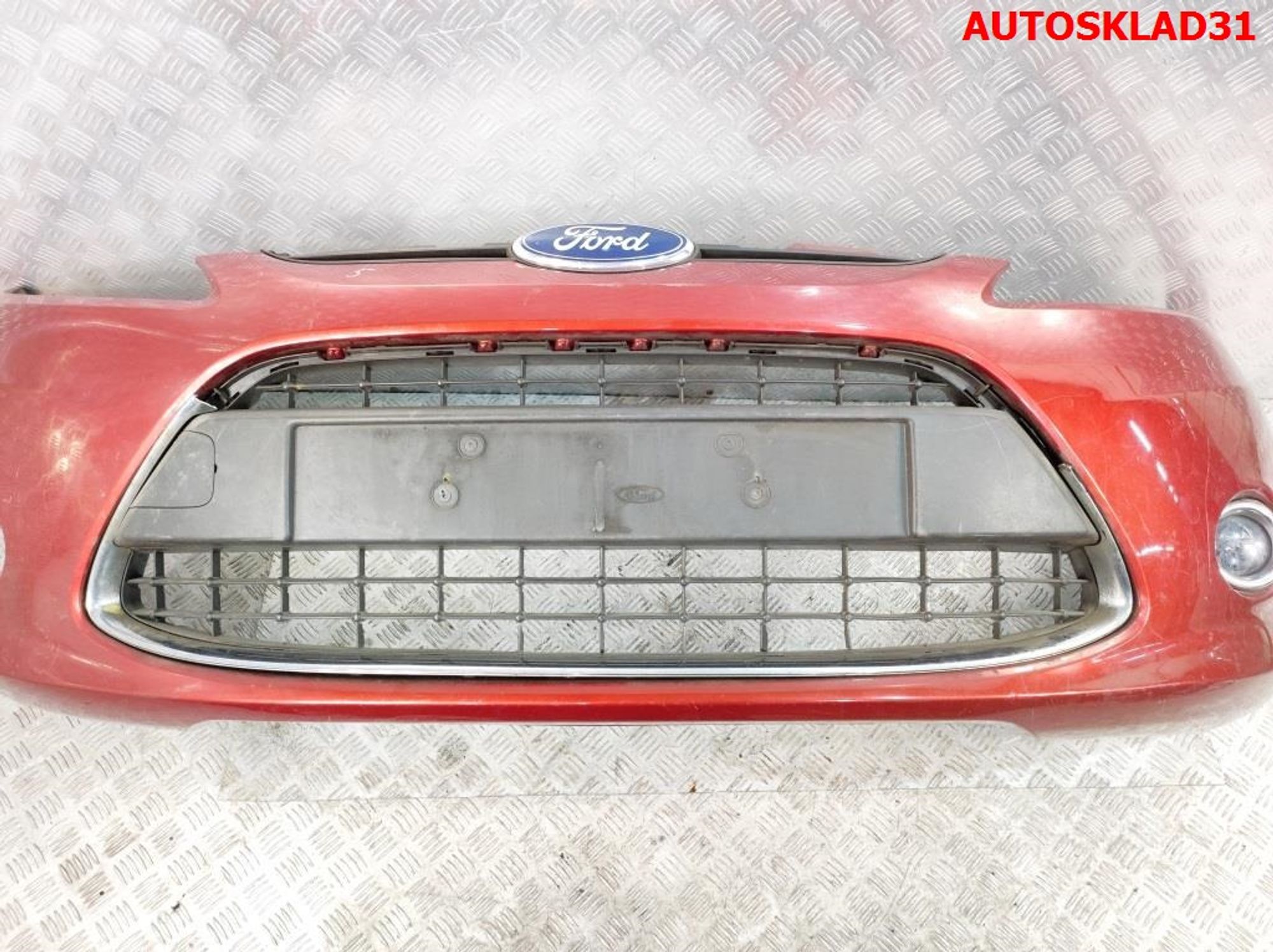 Бампер передний ДЕФЕКТ Ford Fiesta 6 8A6117757BDW, 4000 рублей, Дубовое