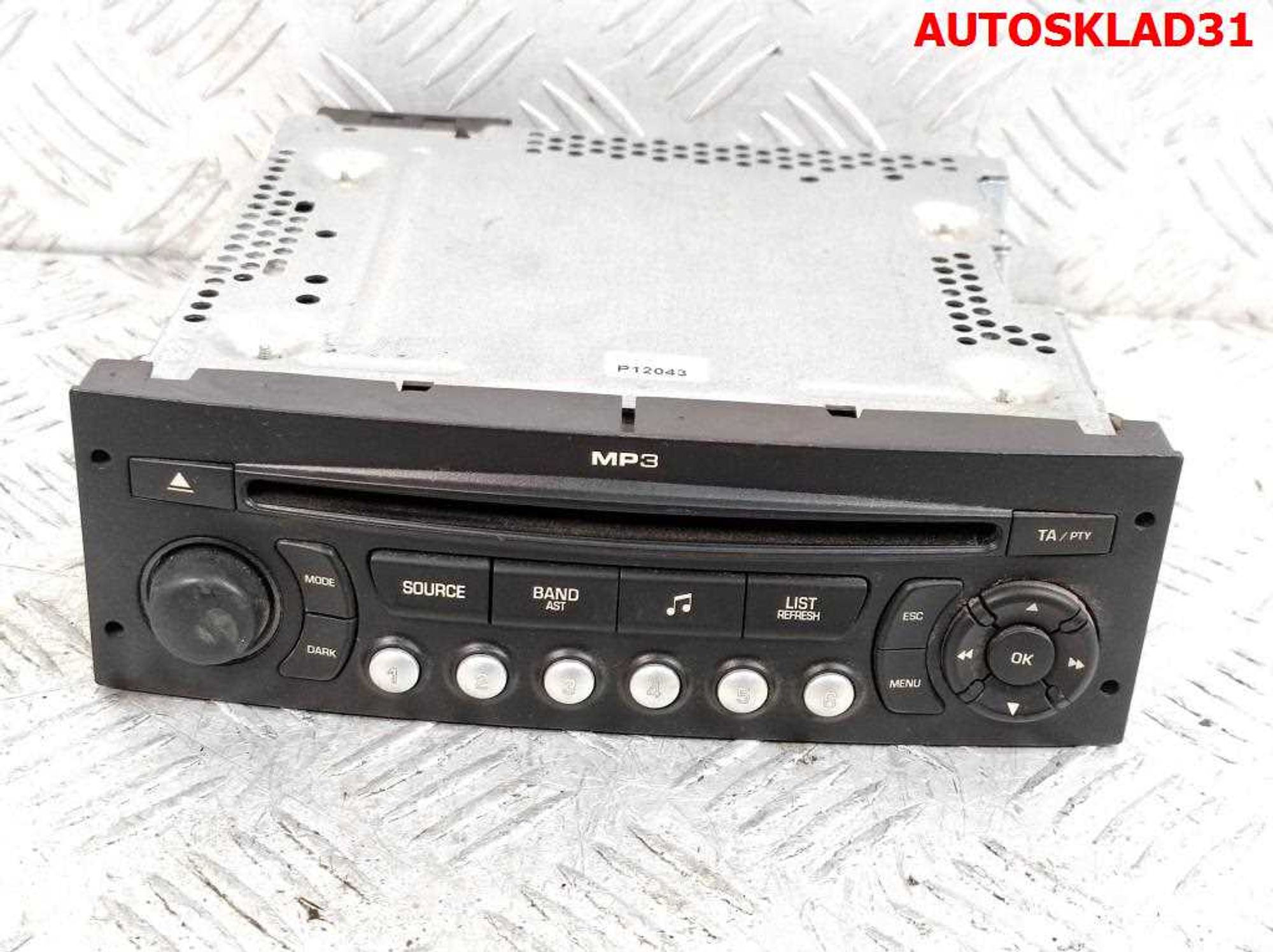 Магнитола Peugeot 207 96662669XT, 1000 рублей, Дубовое