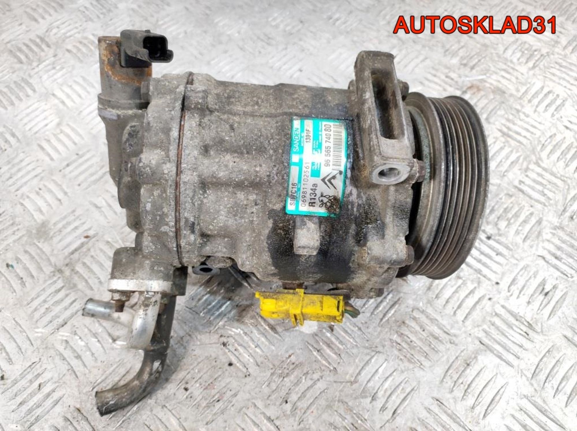 Компрессор кондиционера Peugeot 407 9656574080, 8000 рублей, Дубовое