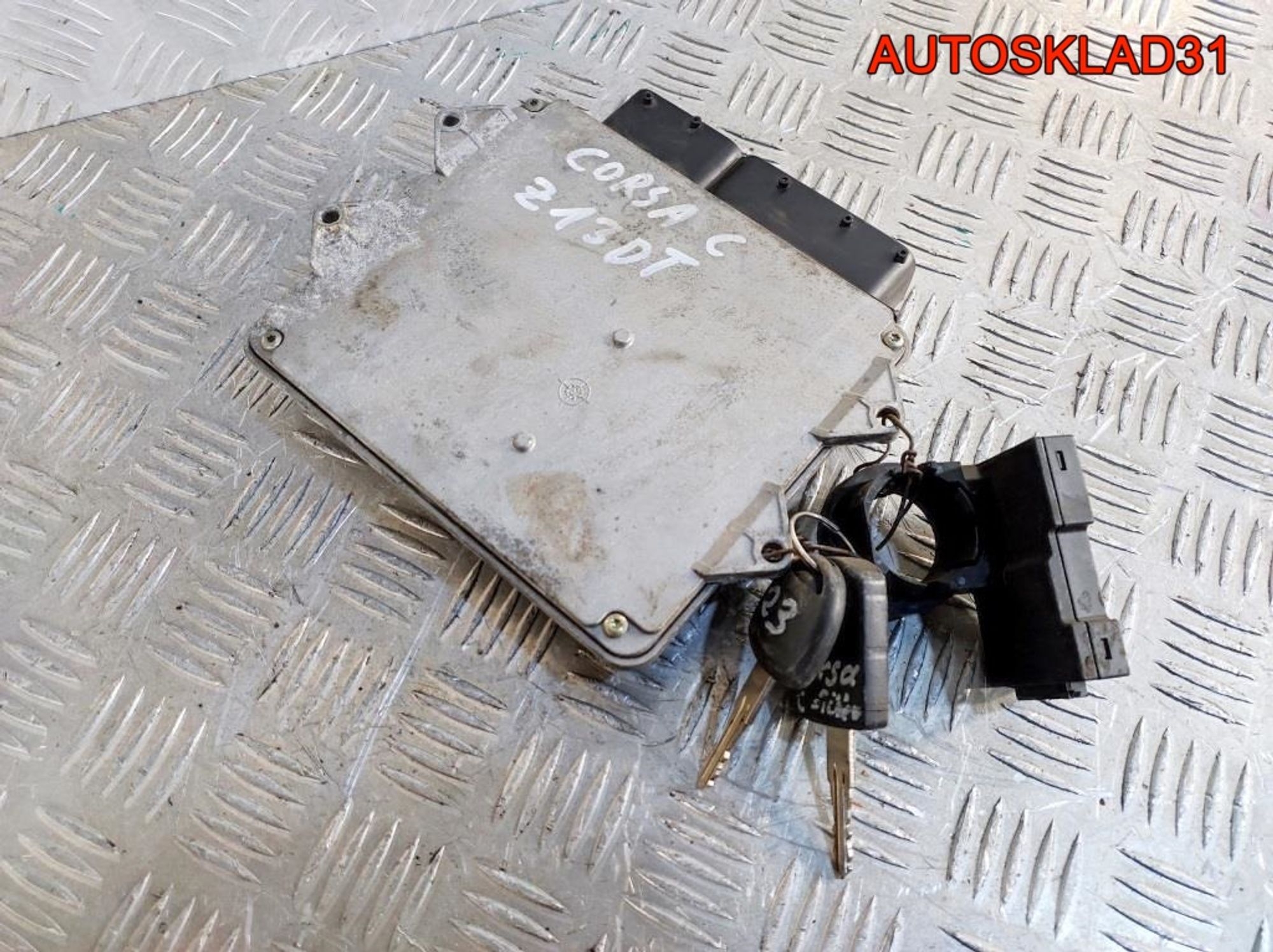 Блок эбу комплект Opel Corsa C 1,3 Z13DT 55190069, 8100 рублей, Дубовое