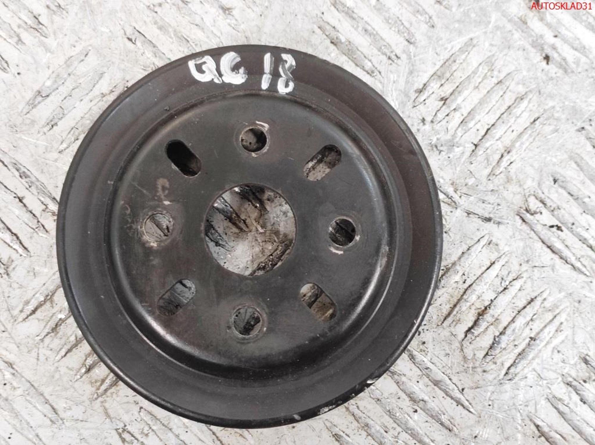 Шкив помпы Nissan Almera N16 1,8 QG18 Бензин 210519F600, 600 рублей, Дубовое