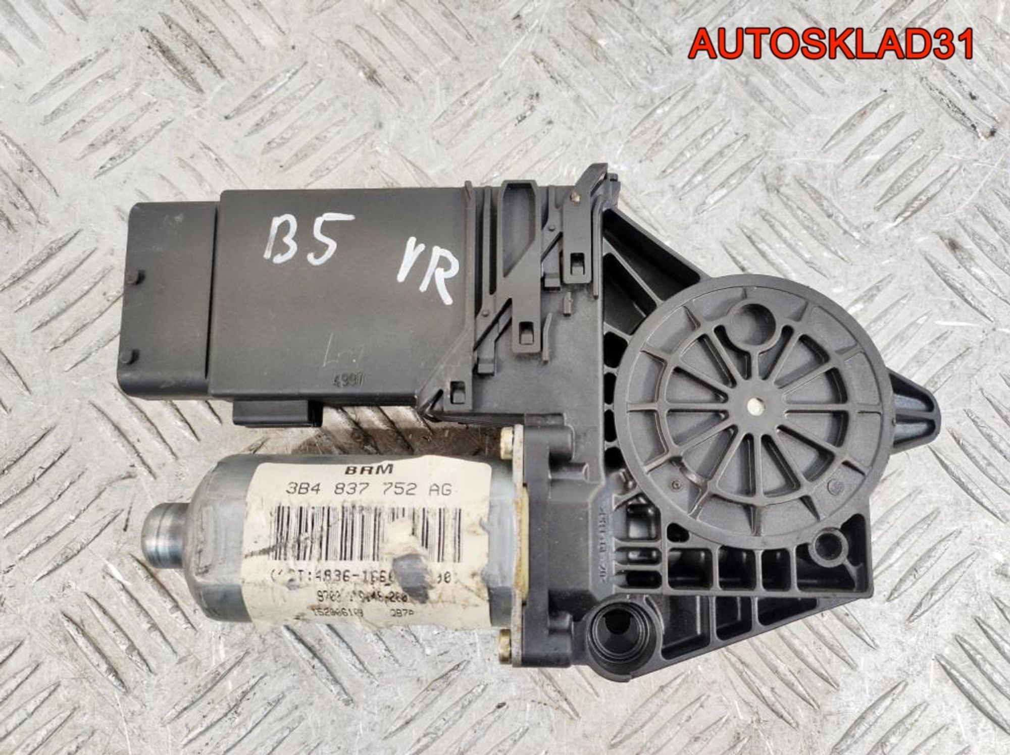 Моторчик стеклоподъёмника передний правый VW Passat B5 3B4837752AG, 800 рублей, Дубовое