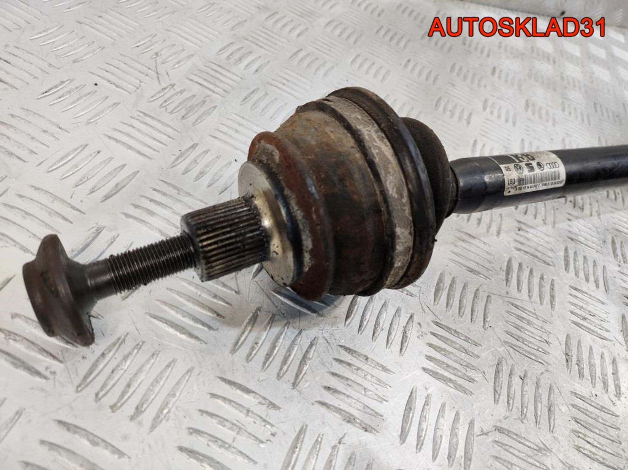 Полуось задняя 4WD АКПП Audi A6 C6 3,0 BMK 4F0501203B, 2700 рублей, Дубовое