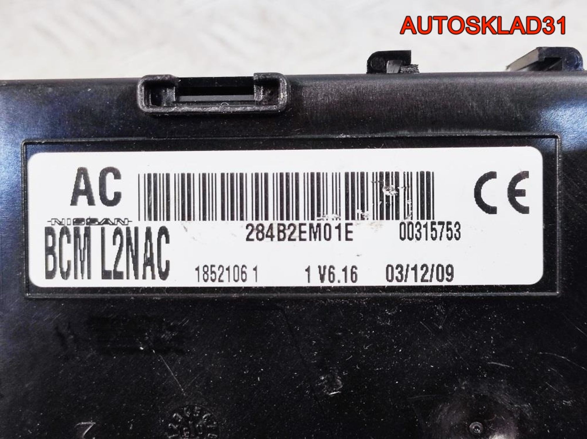 Блок комфорта Nissan Micra K12 284B2EM01E, 1300 рублей, Дубовое