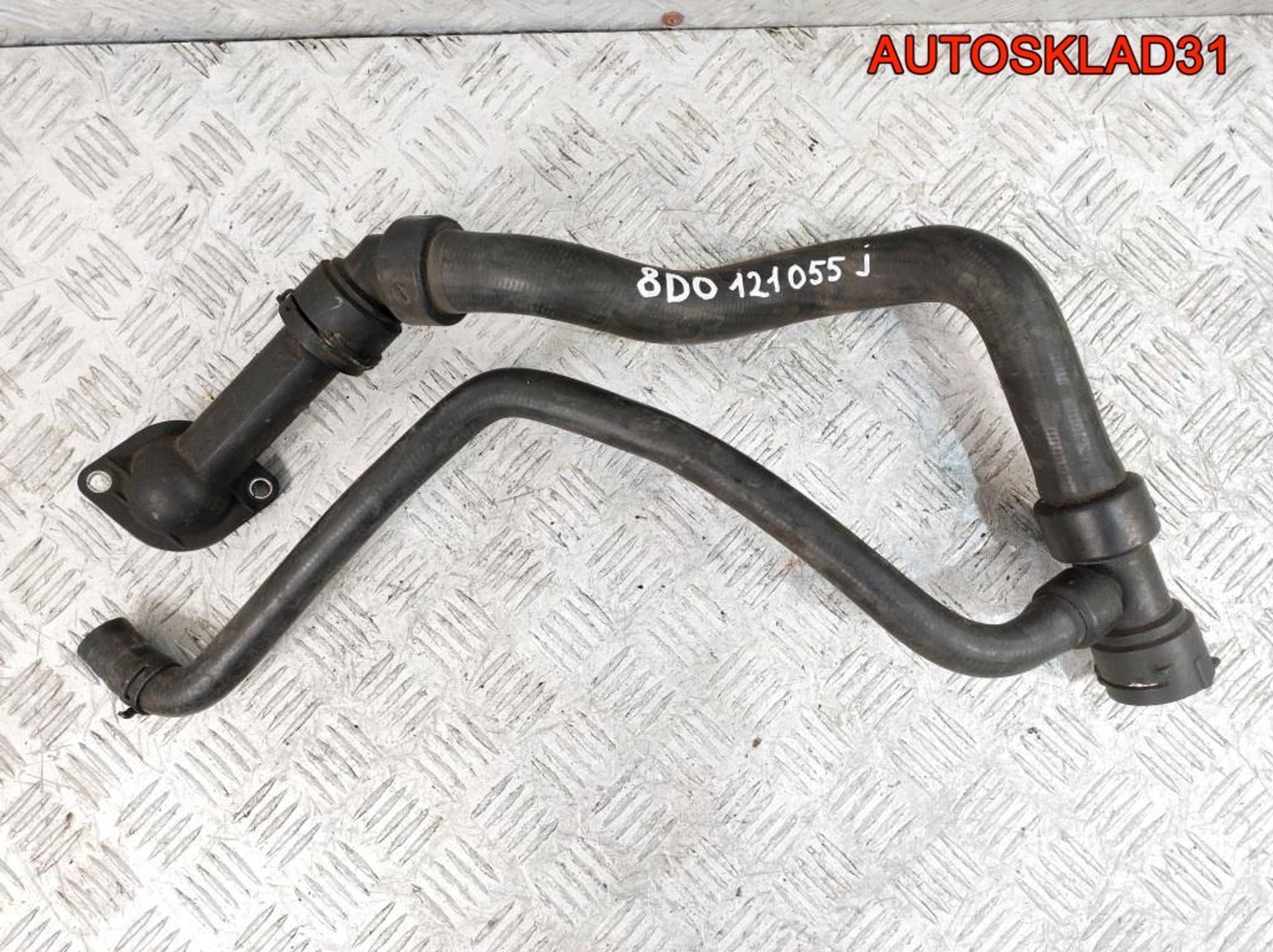 Патрубок радиатора VW Passat B5 1,6 Бензин 8D0121055J, 1200 рублей, Дубовое