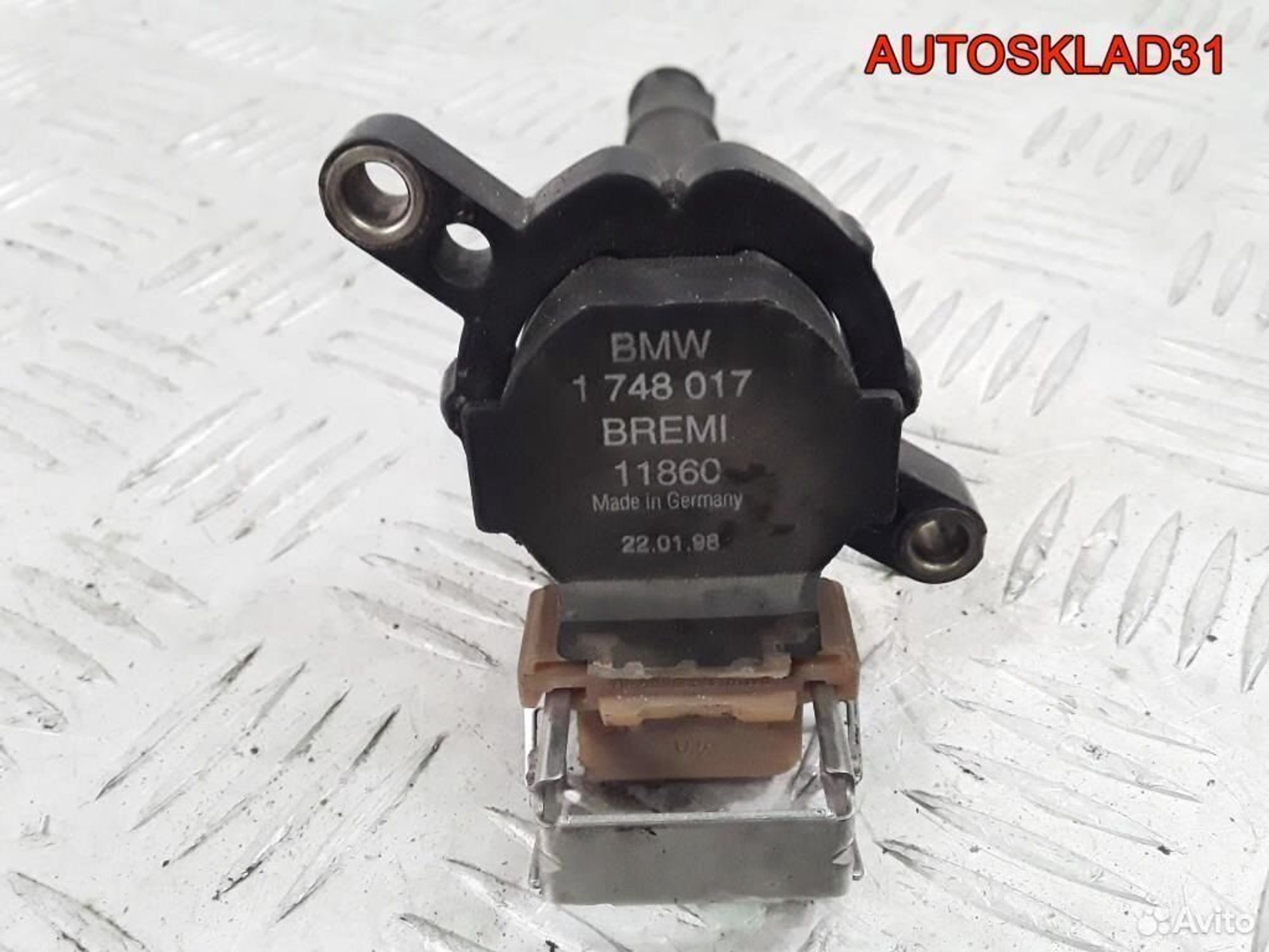 Катушка зажигания BMW E46 2,2 M54B22 Бензин 1748017, 1500 рублей, Дубовое