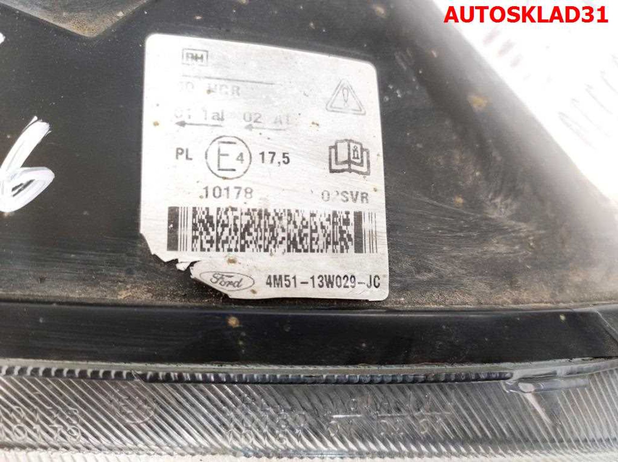 Фара правая Ford Focus 24M5113W029JC Дорест, 5000 рублей, Дубовое