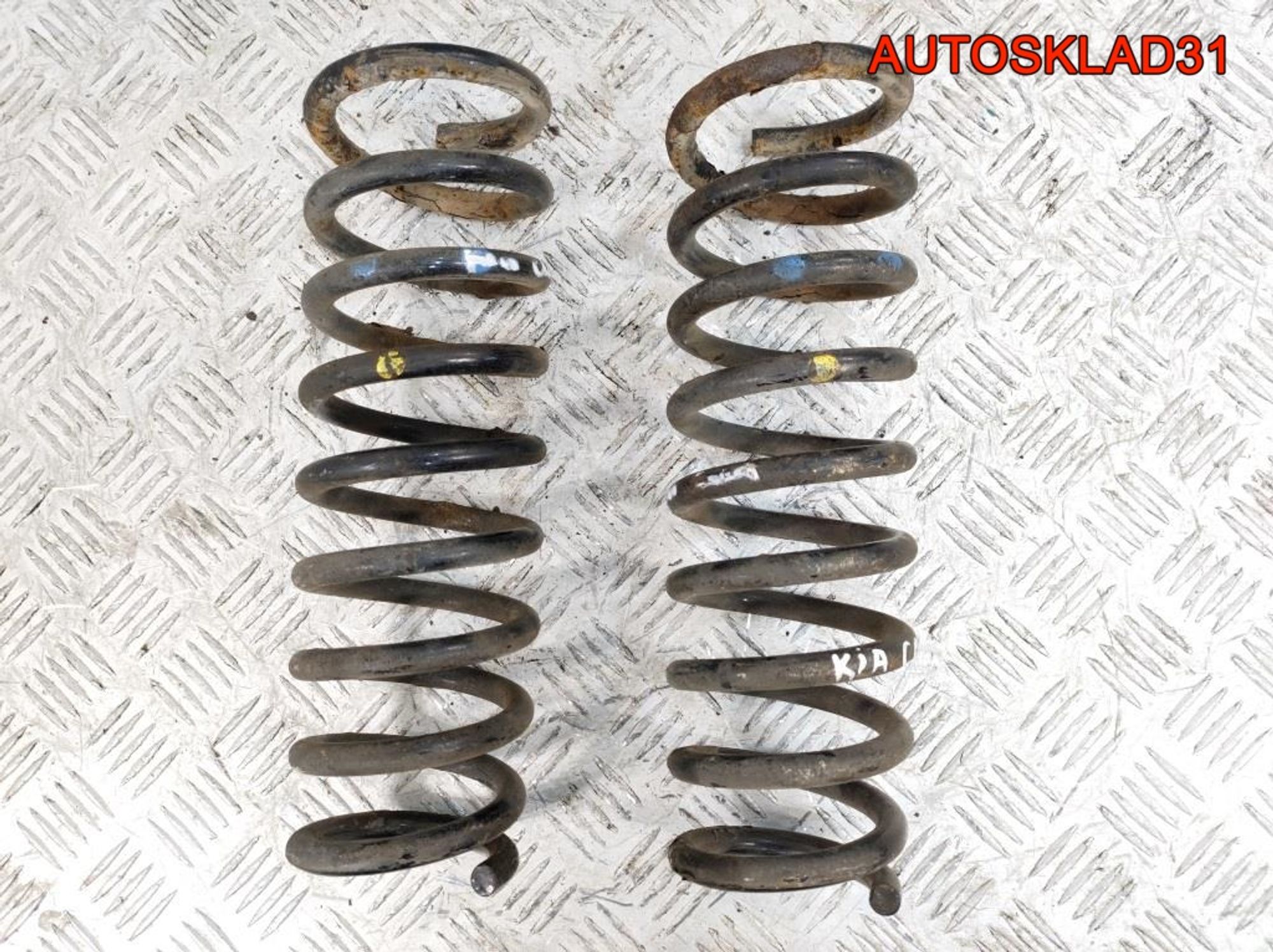 Пружина задняя 2 Синие 1 Жёлтая метки Комплект Kia Ceed 1, 2000 рублей, Дубовое